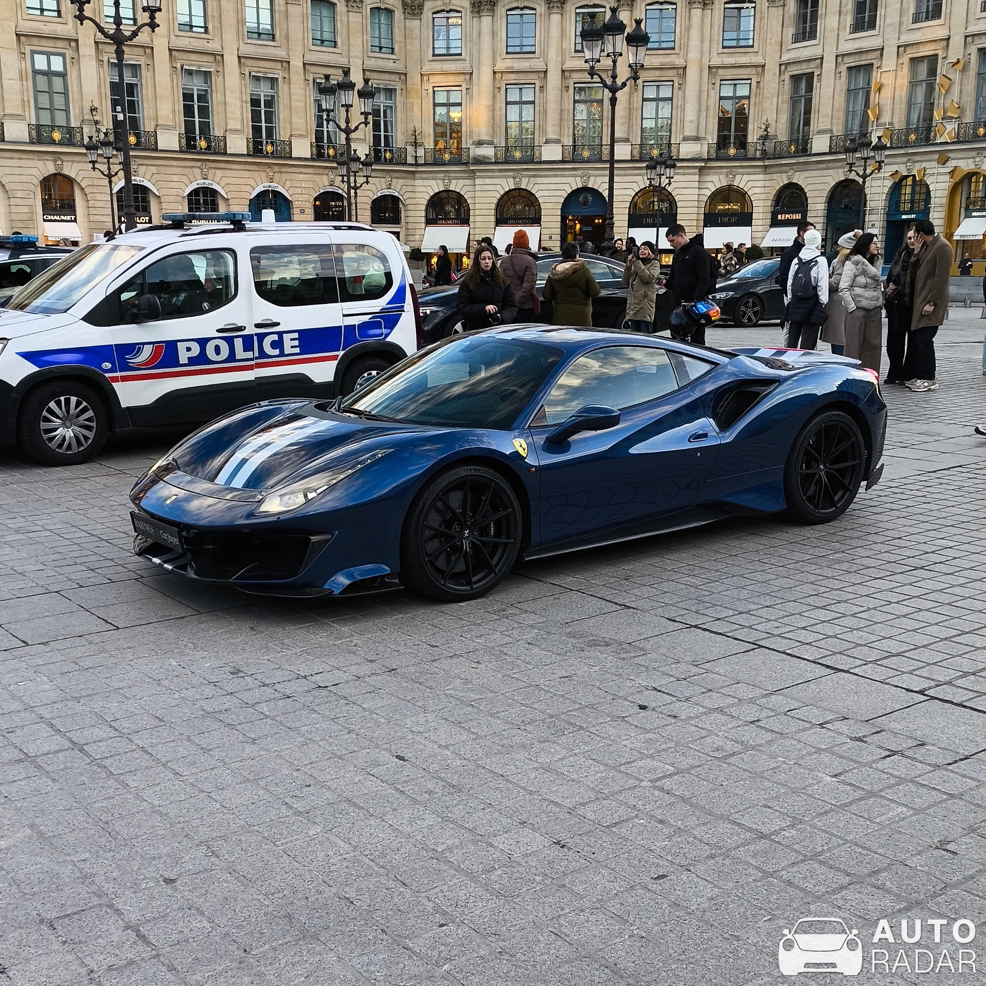Ferrari 488 Pista spotted in Paris, France