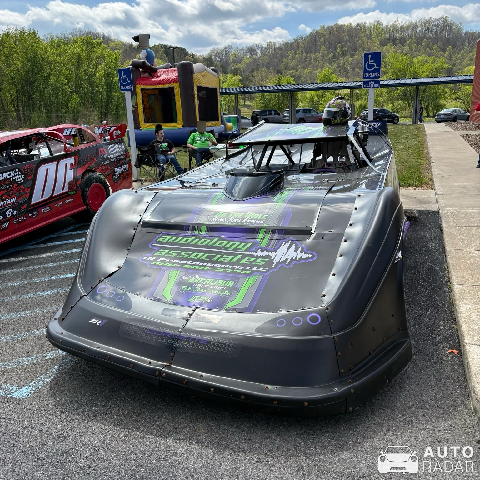 Excalibur Dirt Late Model Chevrolet Corvette ZR1 spotted in Salyersville