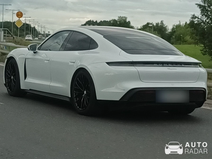 Porsche Taycan GTS spotted in Uppsala, Sweden