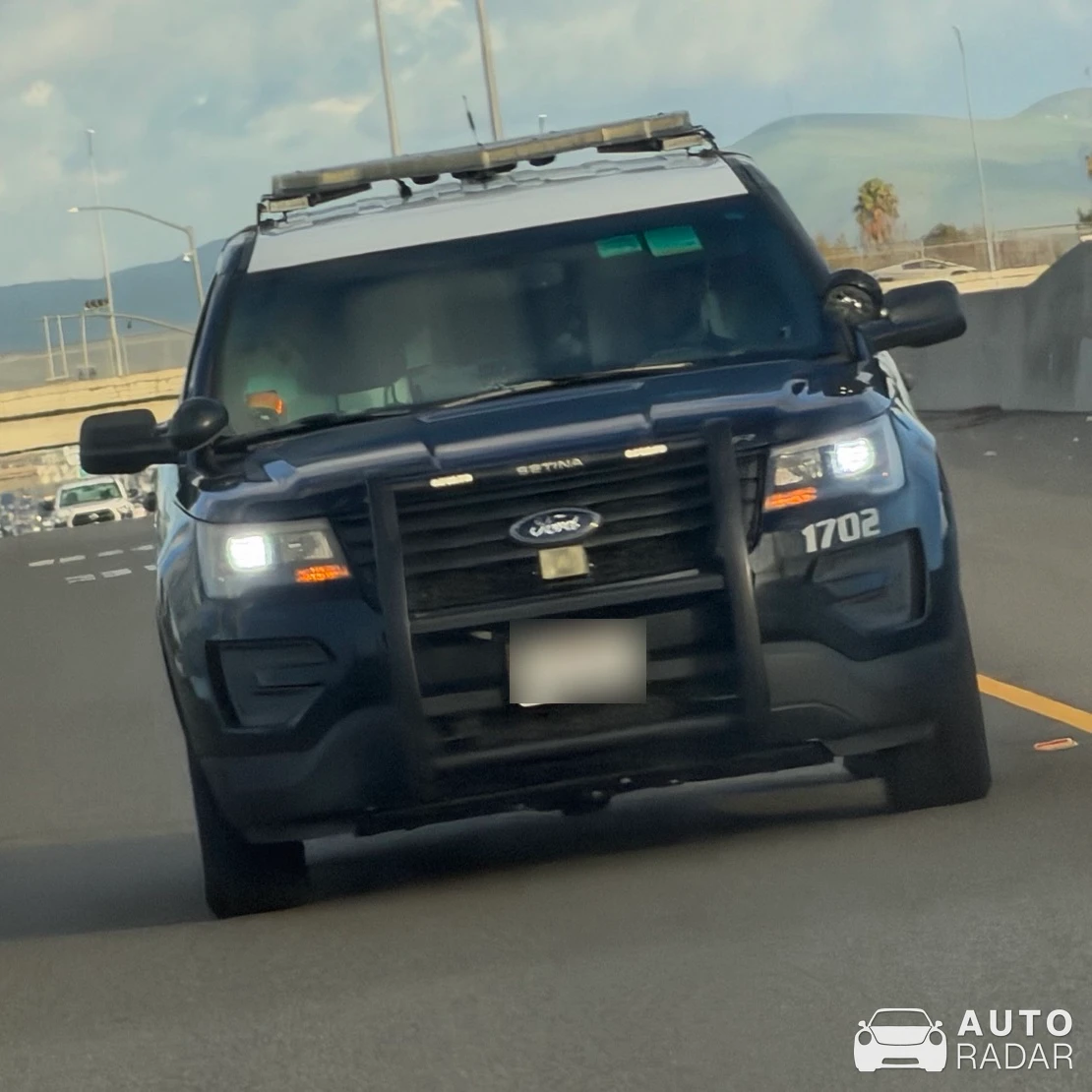 Ford Explorer Police Interceptor Utility spotted in Pleasanton