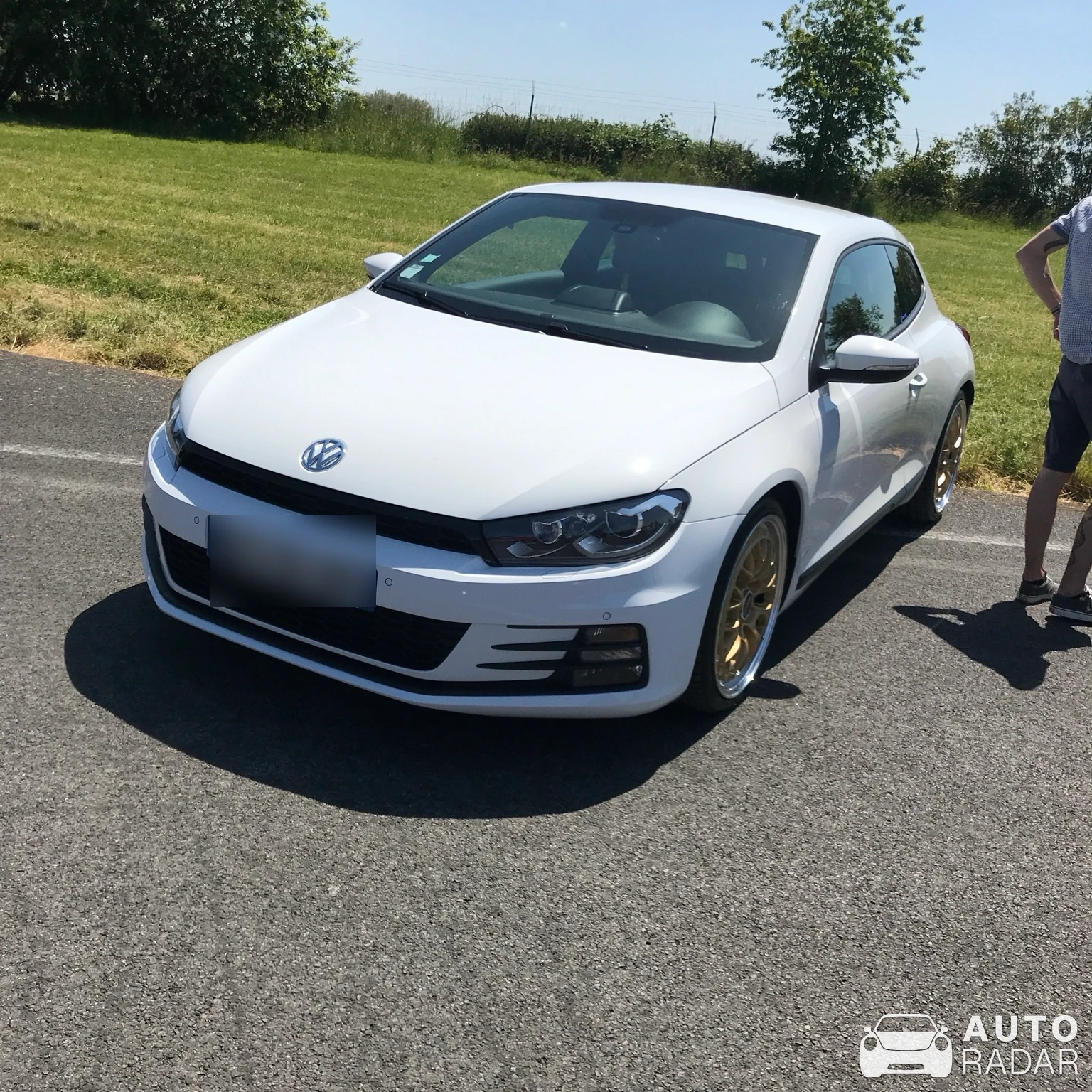 Volkswagen Scirocco spotted in Le Mans, France