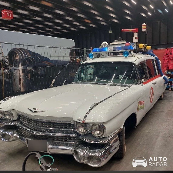 Cadillac Miller Meteor Ecto-1 spotted in Dornbirn