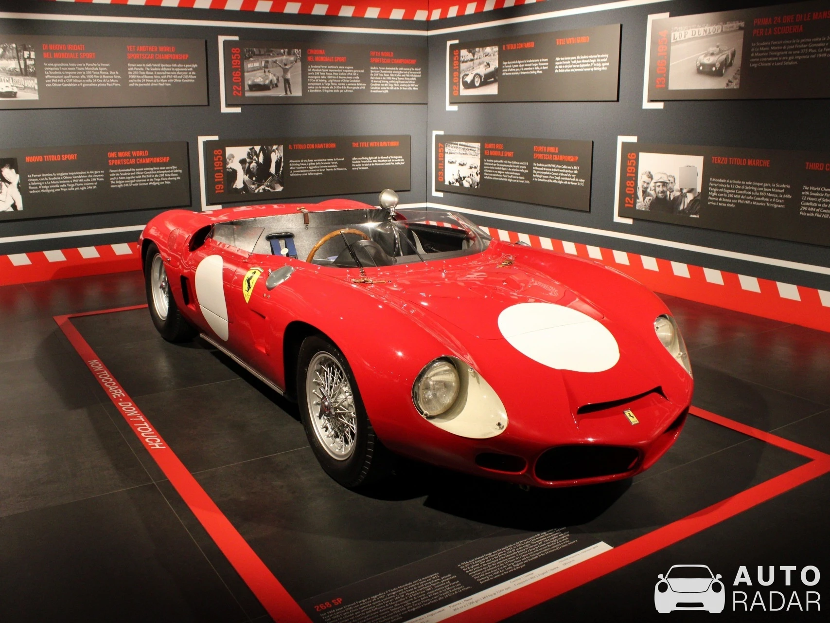 Ferrari 268 SP spotted in Maranello