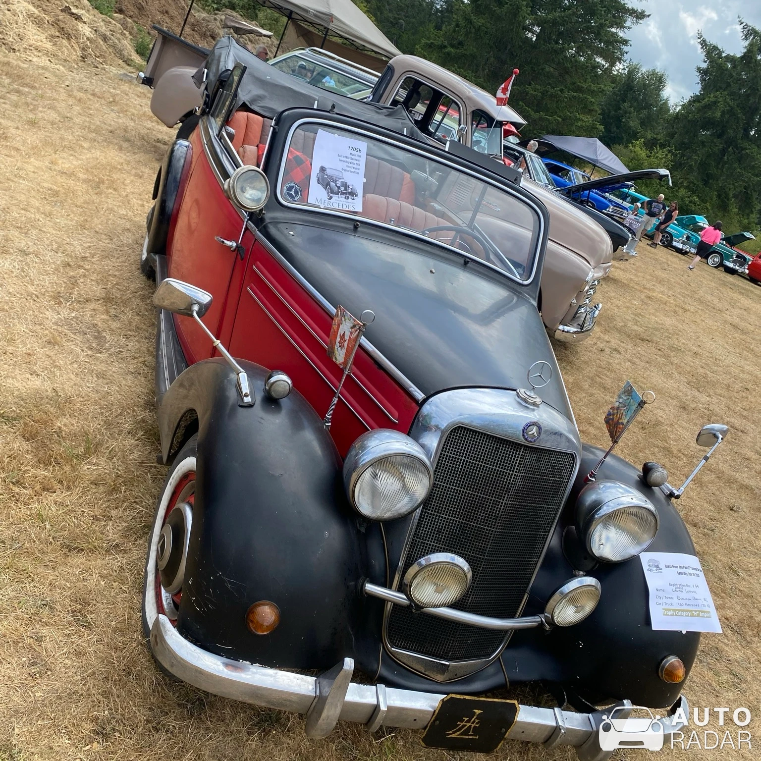 Mercedes-Benz 170 S Cabriolet spotted in Errington