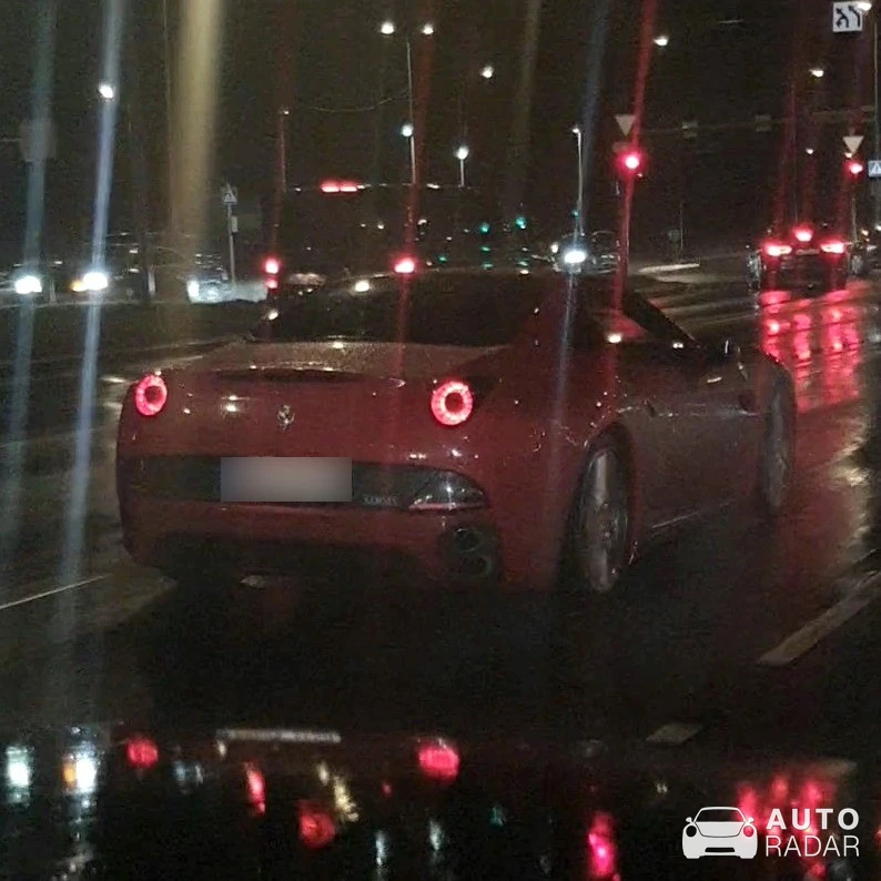 Ferrari California spotted in Tallinn, Estonia