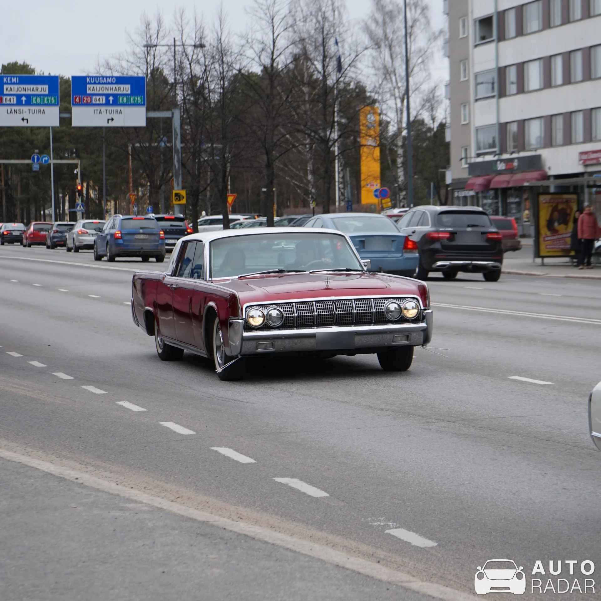 Lincoln Continental Mark V spotted in Oulu, Finland
