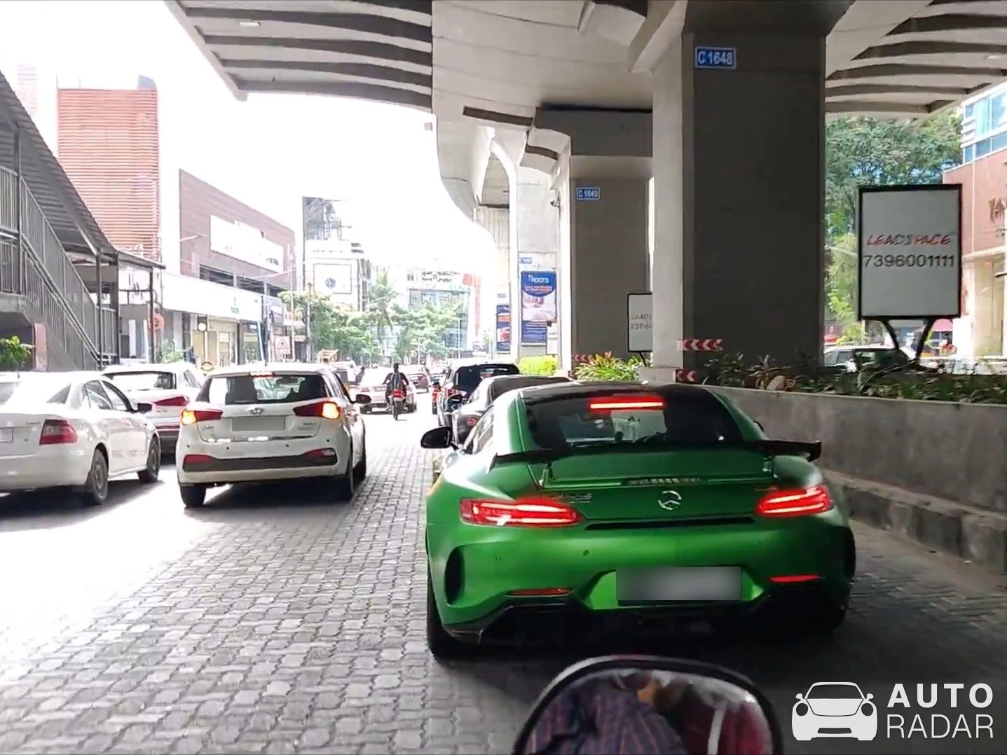 Mercedes-AMG GT R C190 spotted in Hyderabad