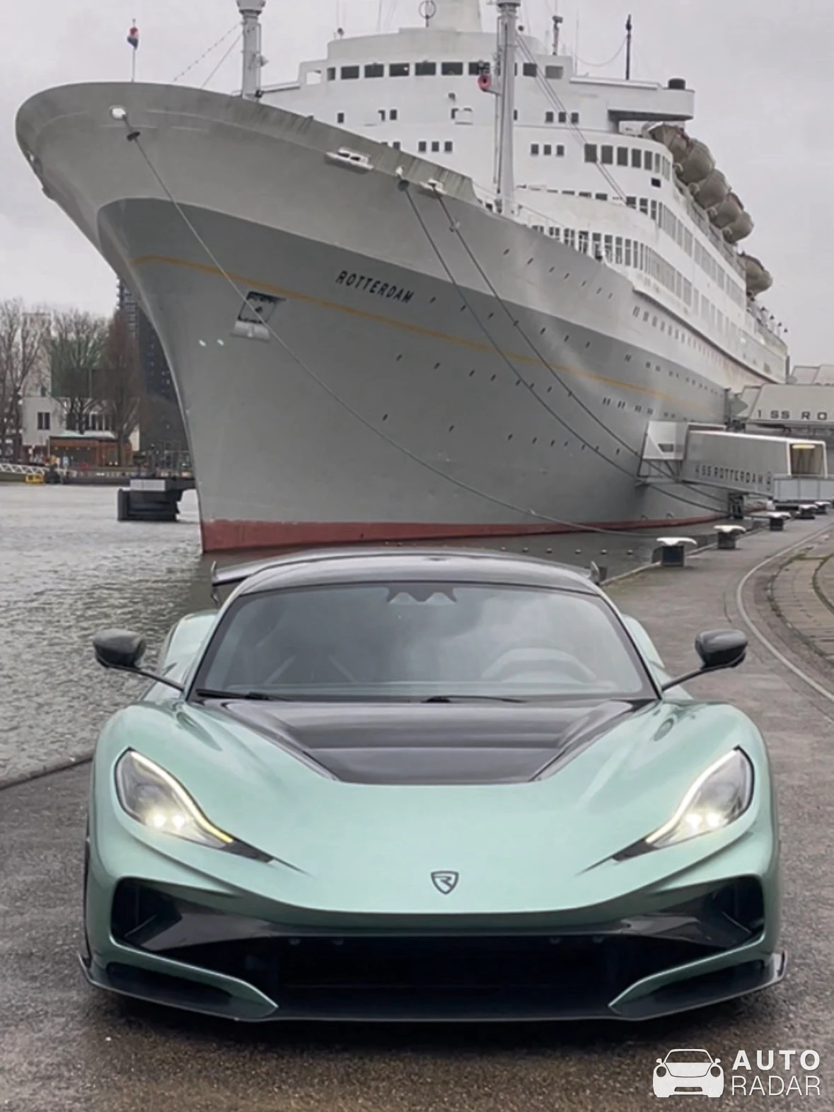 Rimac Nevera R spotted in Rotterdam