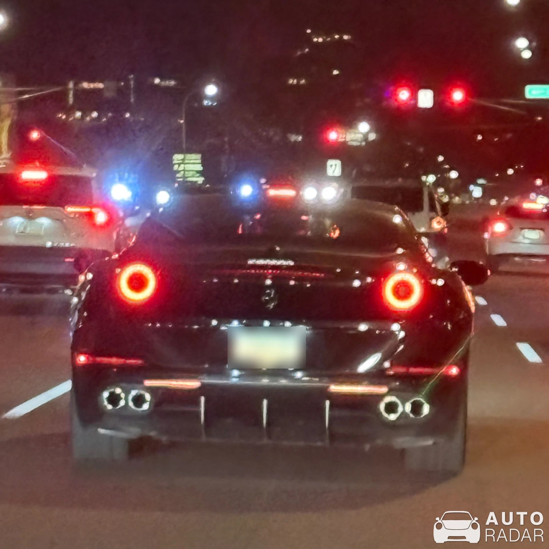Ferrari California spotted in Phoenix, United States