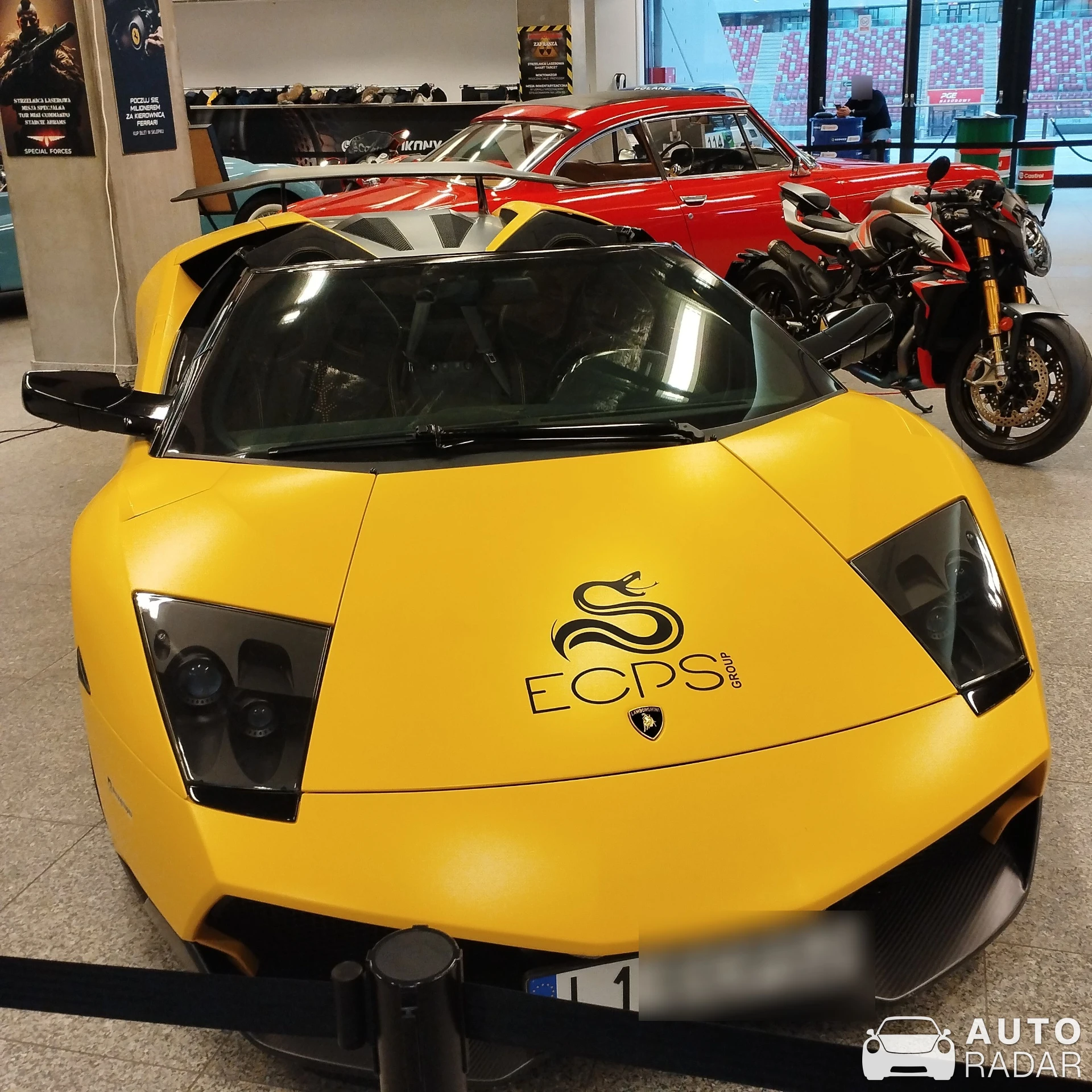 Lamborghini Murciélago Roadster spotted in Warszawa, Poland