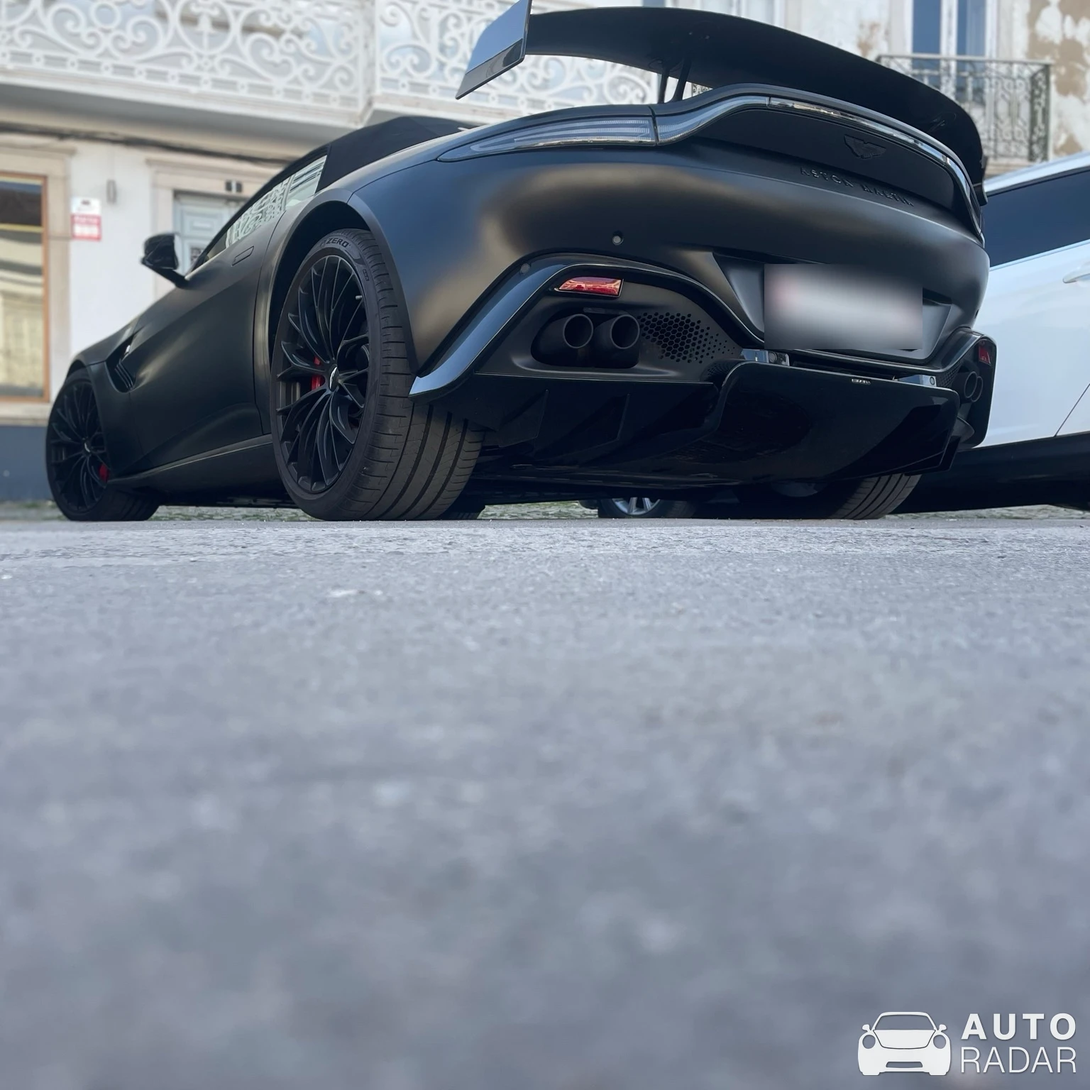 Aston Martin V12 Vantage Roadster spotted in Tavira