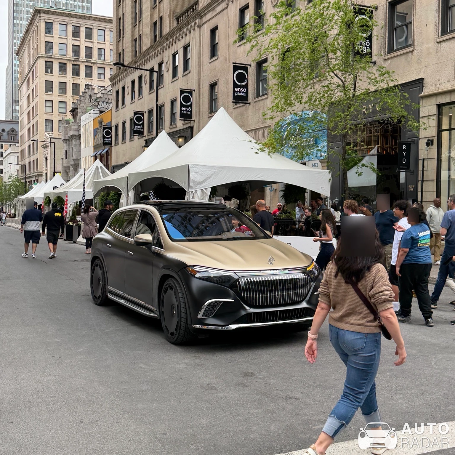 Mercedes-Maybach EQS spotted in Montréal