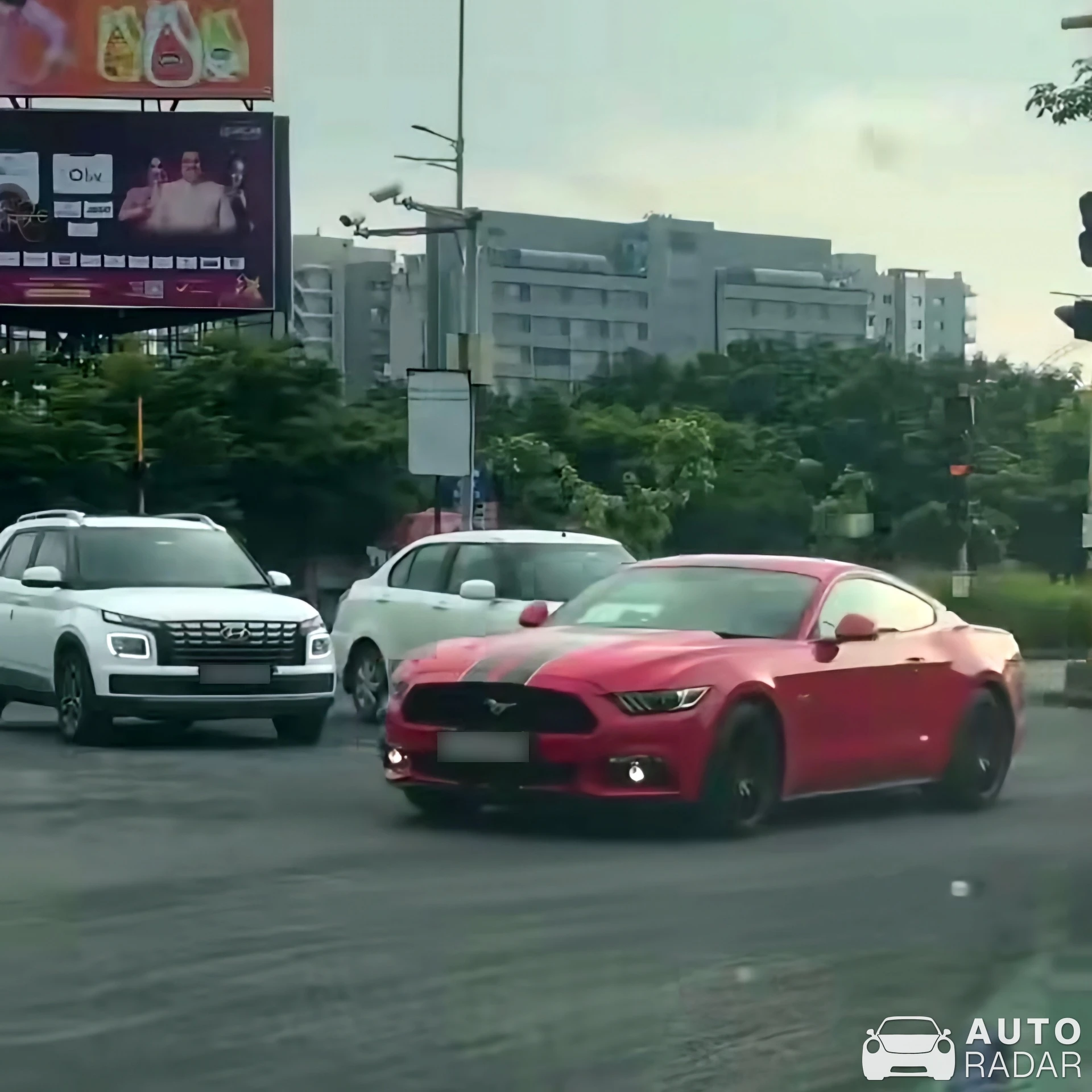 Ford Mustang GT spotted in Surat