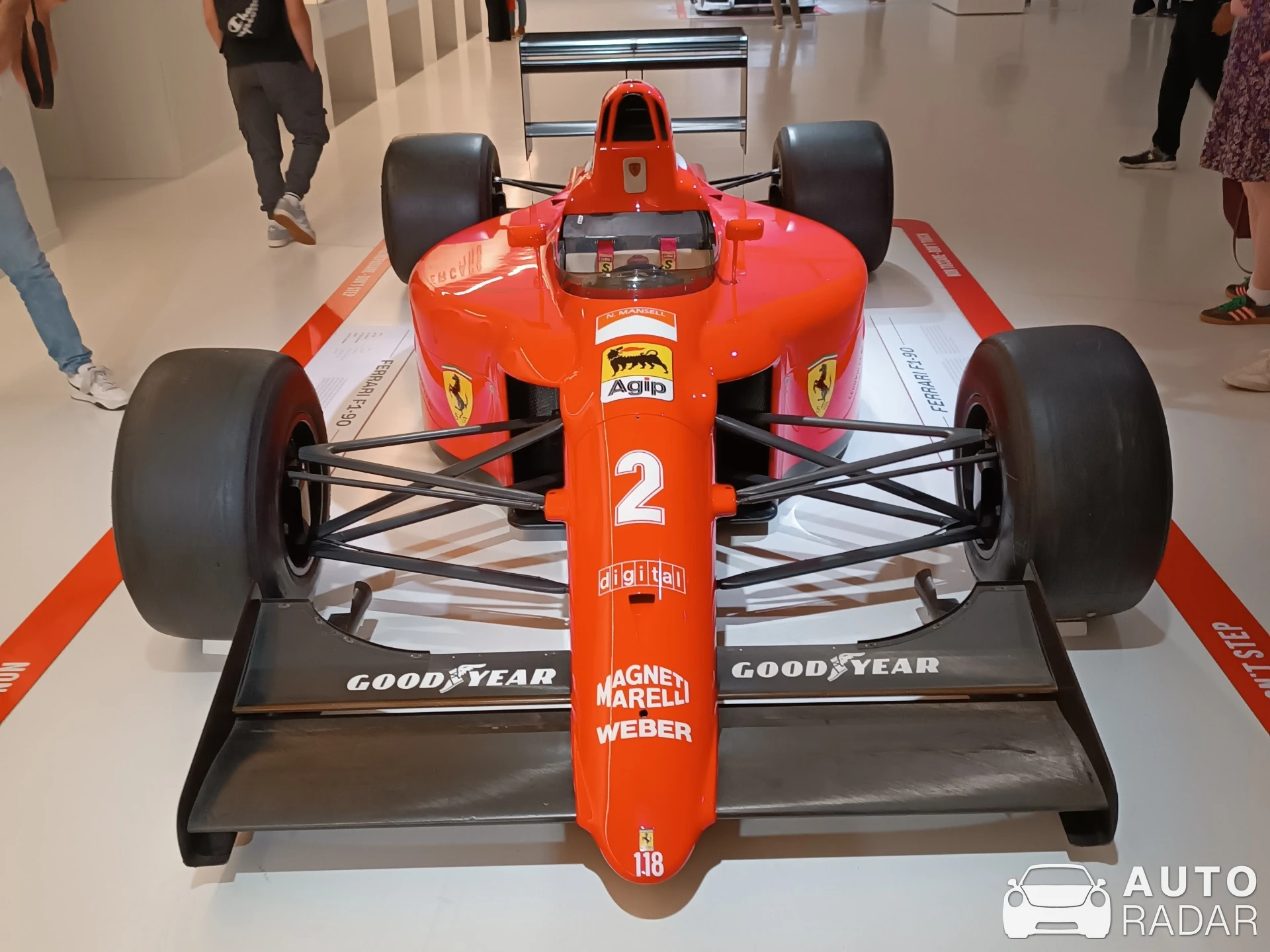 Ferrari F1-90 spotted in Modena