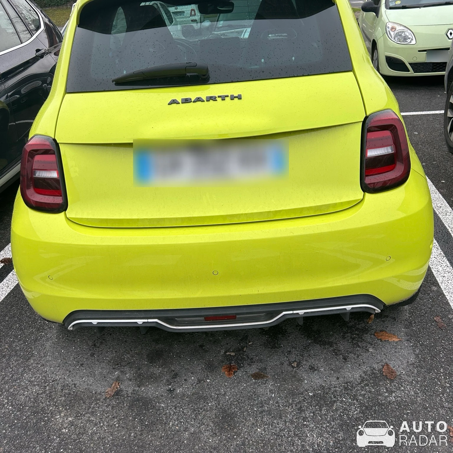 Abarth 500e spotted in Pau, France