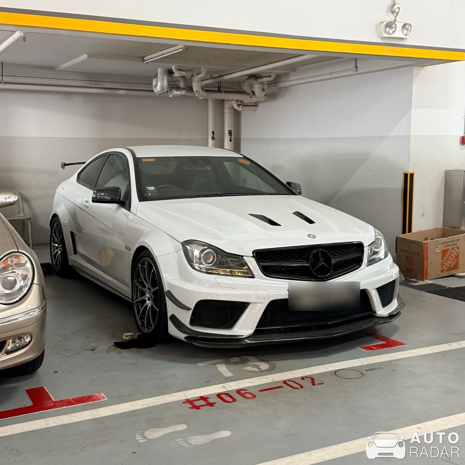 Mercedes-AMG C 63 Black Series W204 spotted in Singapore