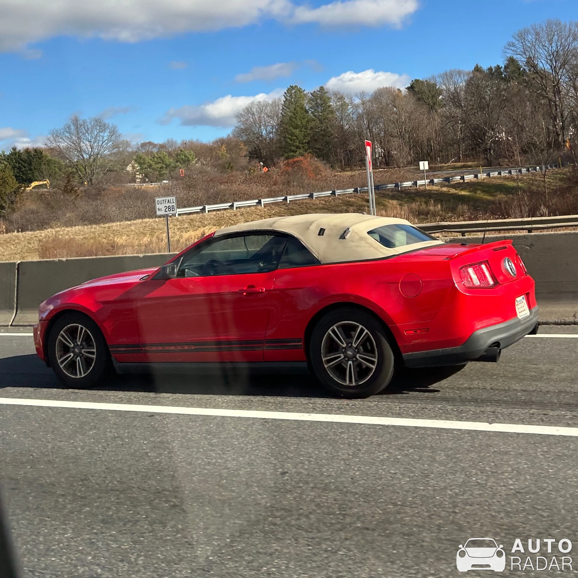 Ford Mustang Cabriolet spotted in Belmont, United States