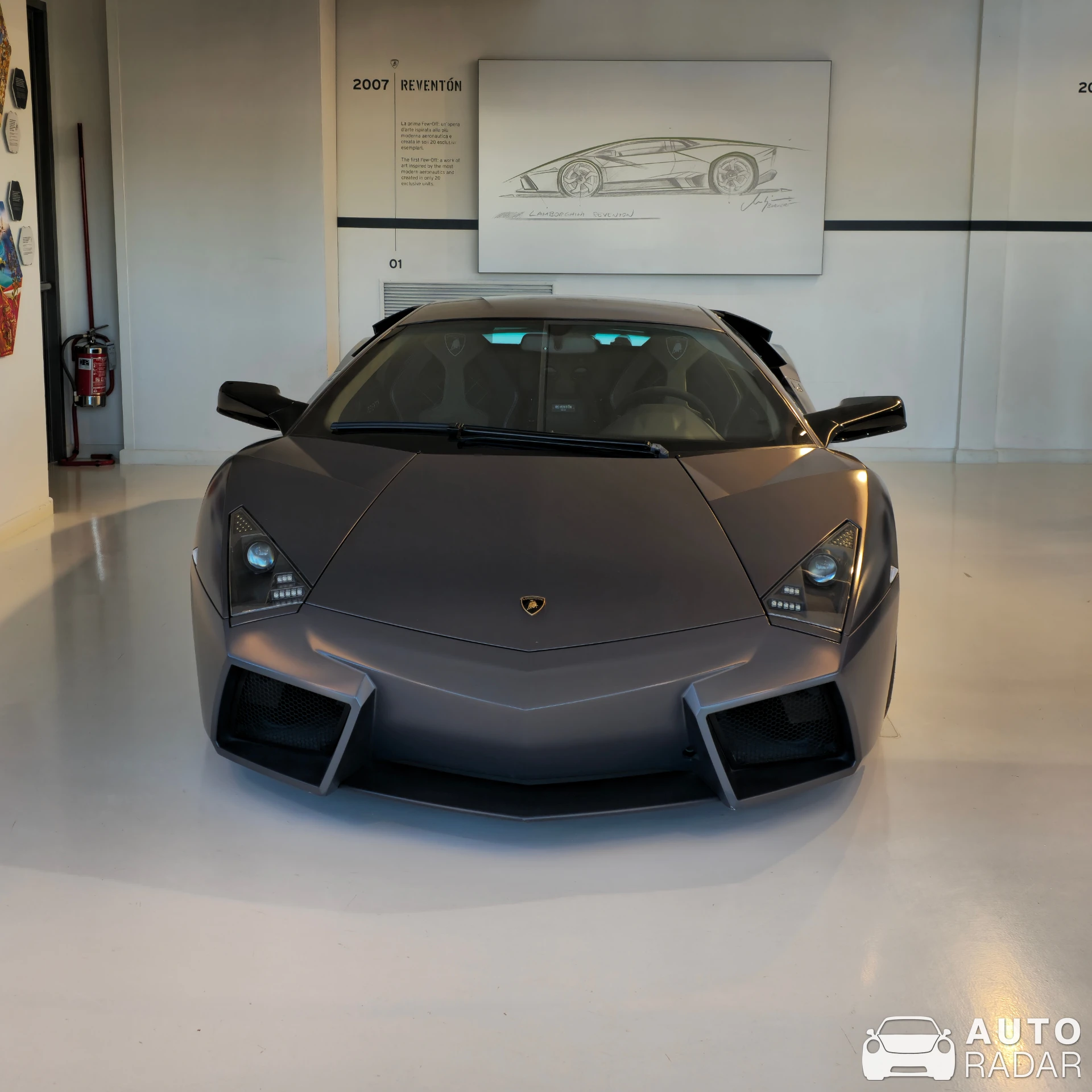 Lamborghini Reventón spotted in Sant'Agata Bolognese, Italy