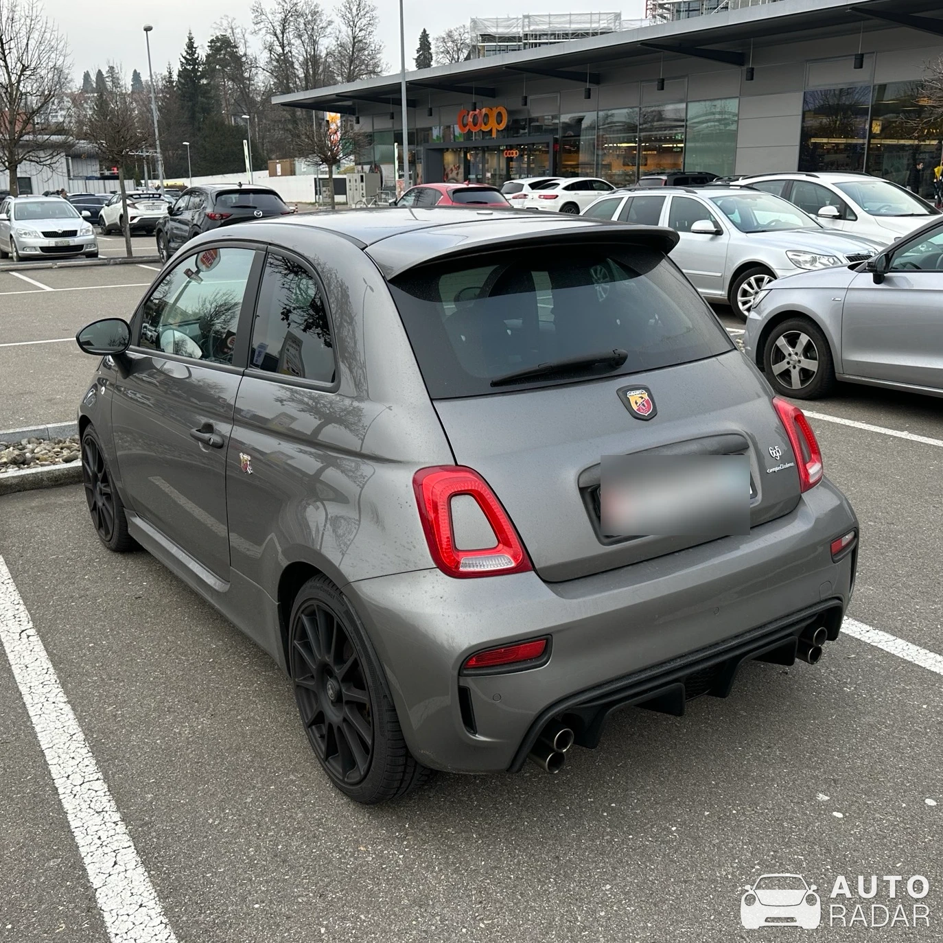 Abarth 695 Competizione spotted in Wetzikon