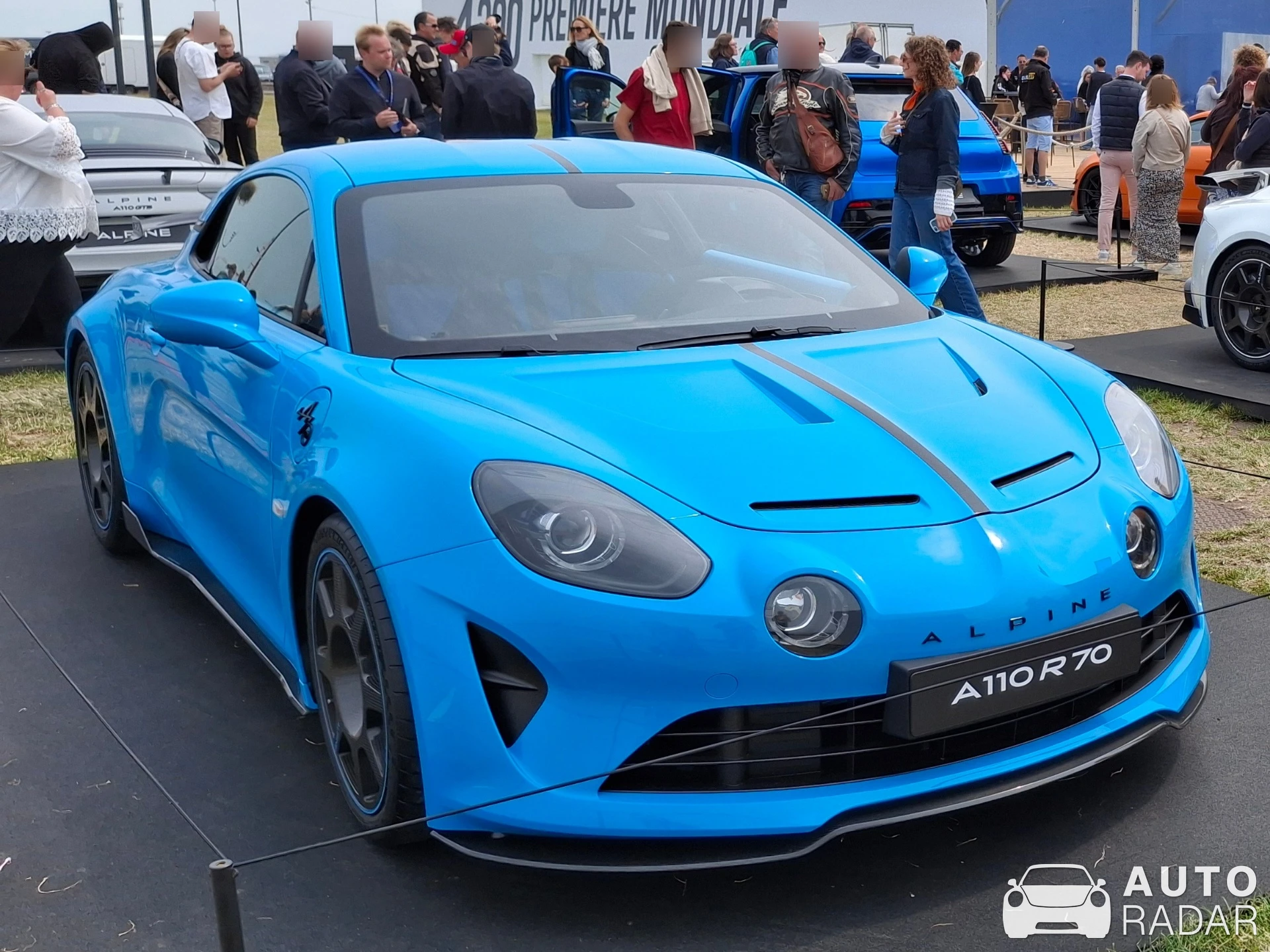 Alpine A110 R spotted in Dieppe