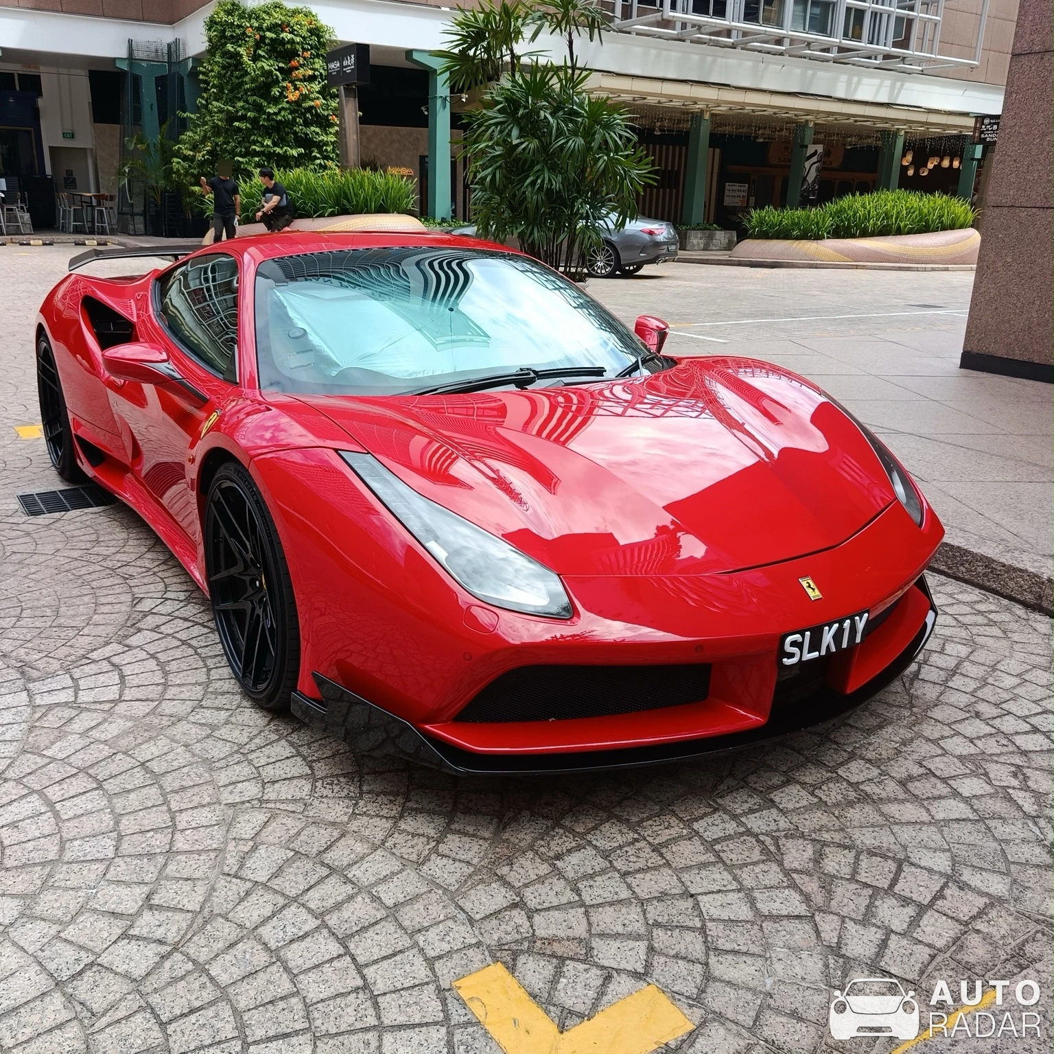 Ferrari 488 GTB Novitec Rosso N-Largo spotted in Singapore, Singapore
