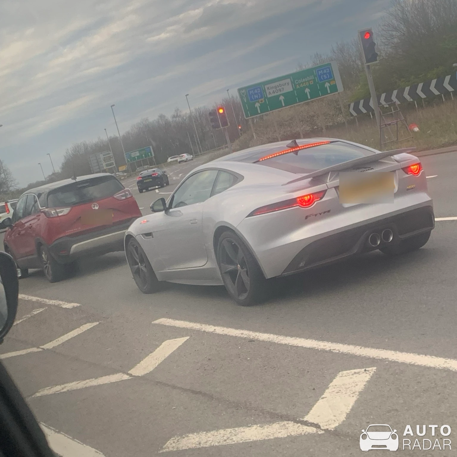 Jaguar F-Type 400 Sport Coupé spotted