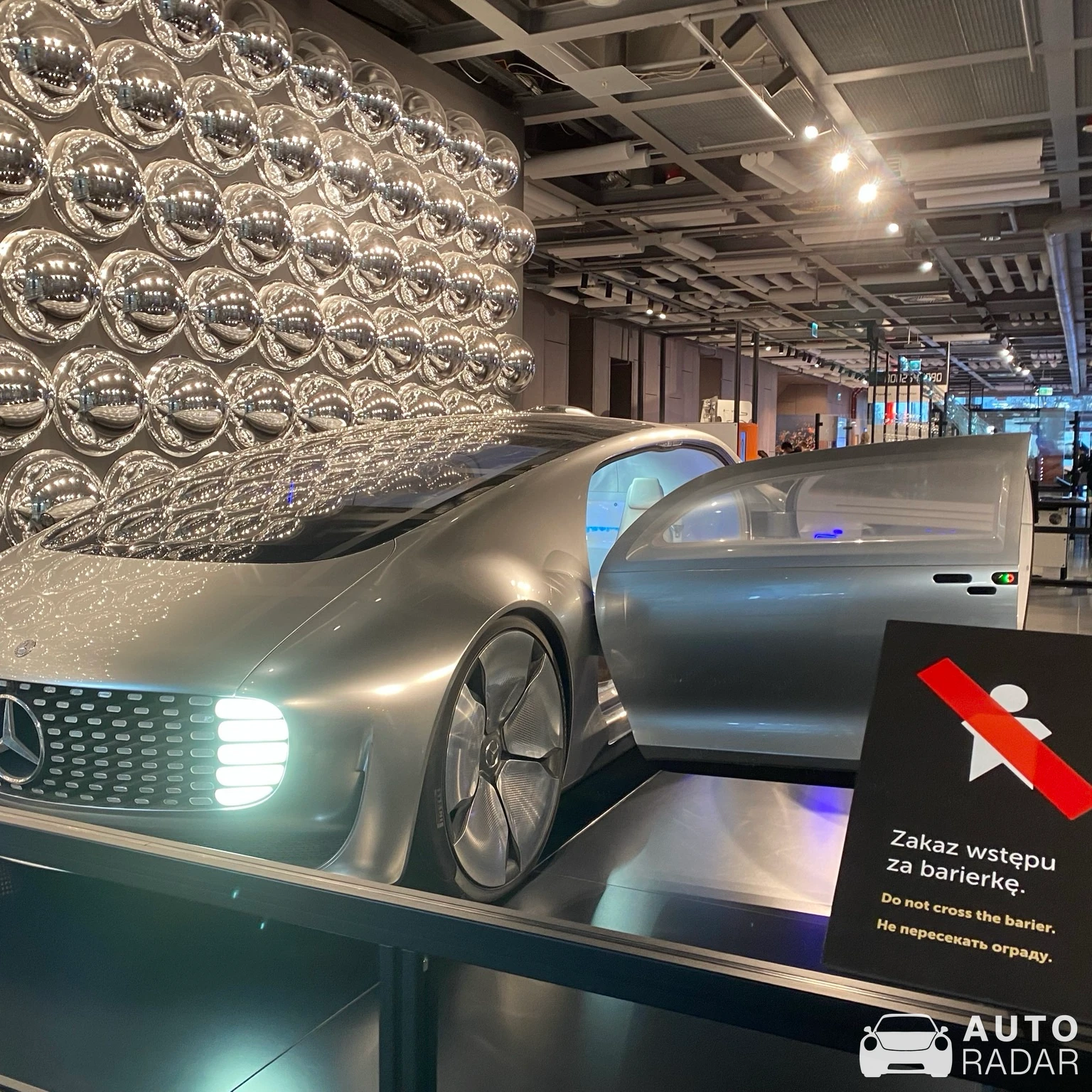 Mercedes-Benz F015 spotted in Warszawa