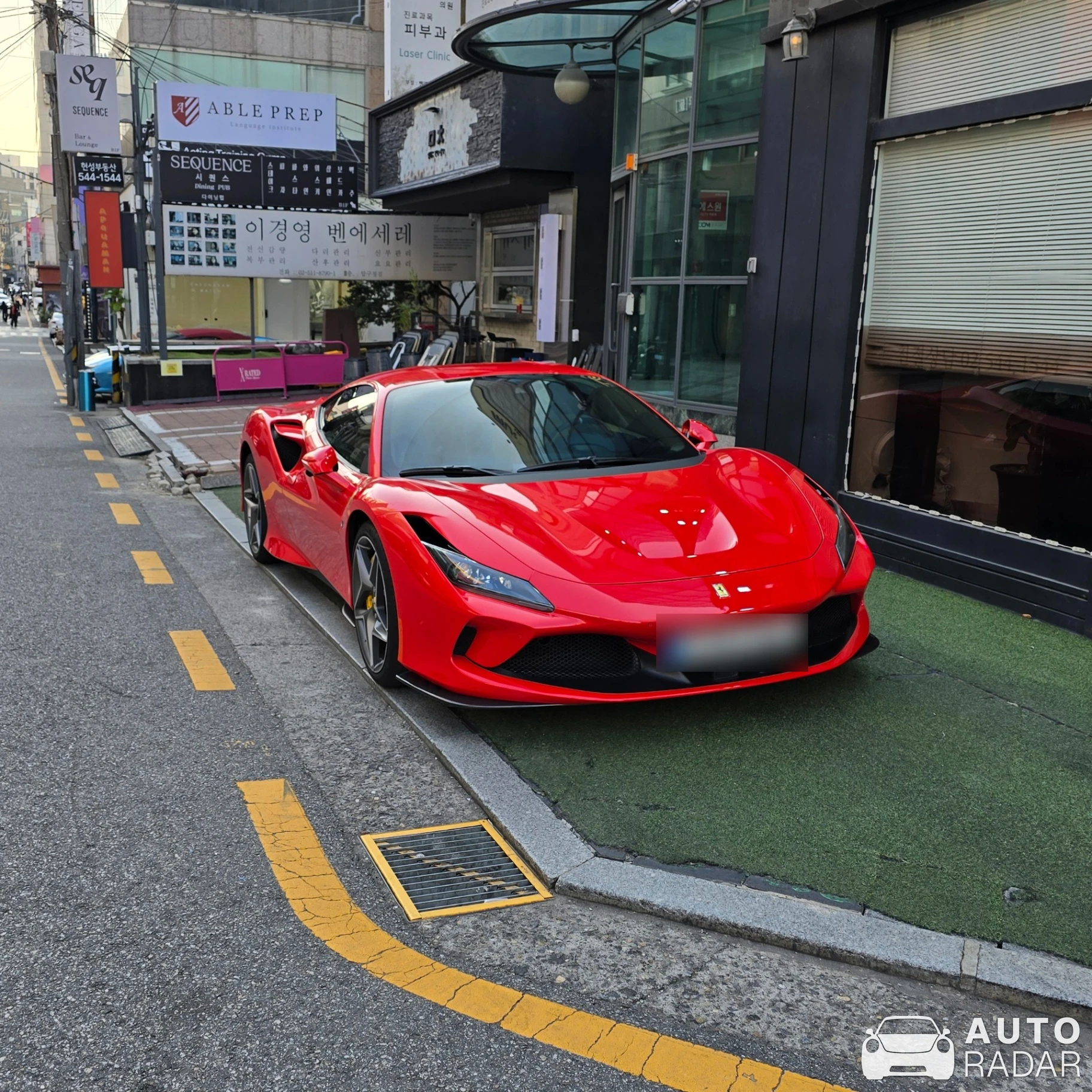 Ferrari F8 Tributo spotted in 강남구, 대한민국