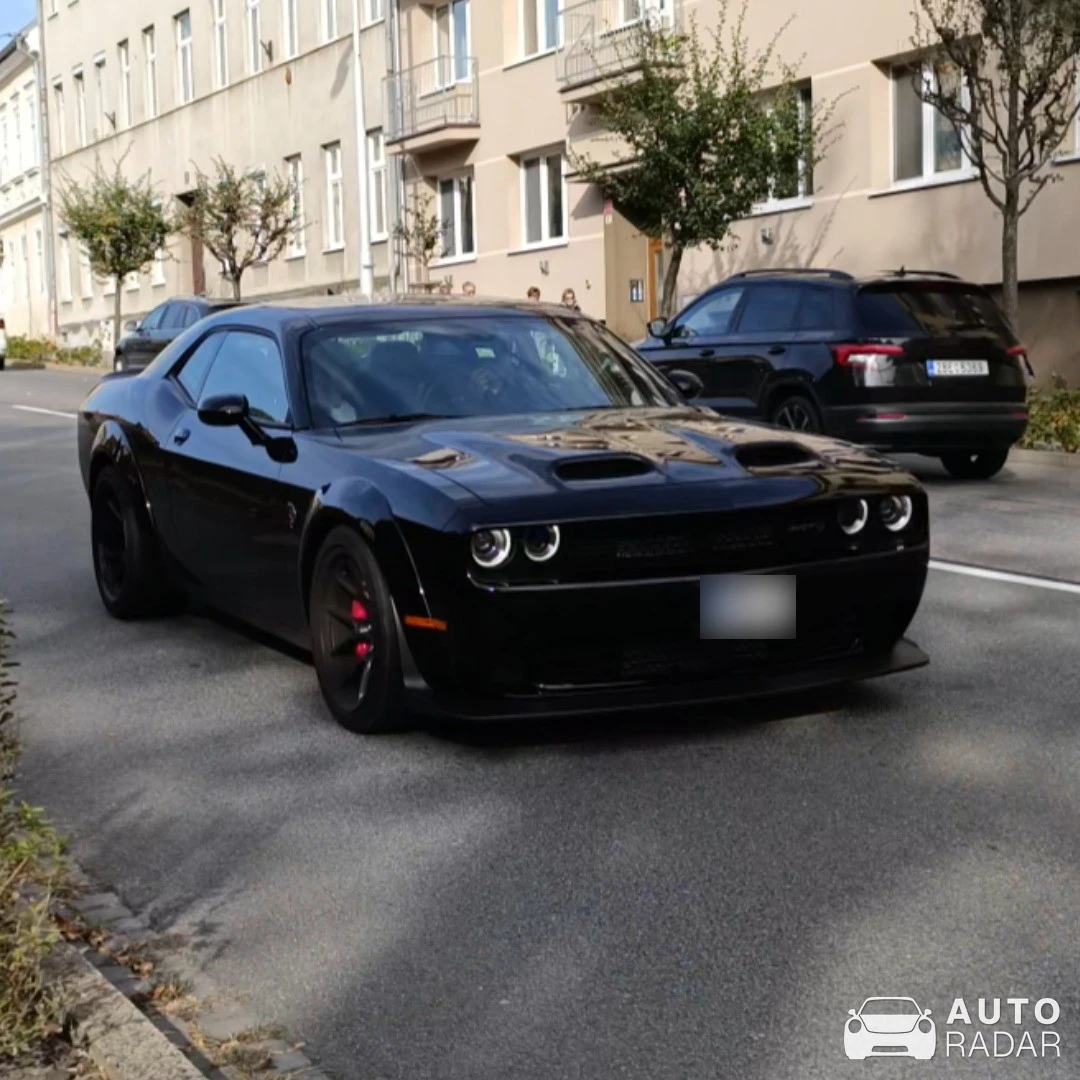 Dodge Challenger SRT spotted in Okres Znojmo, Czechia
