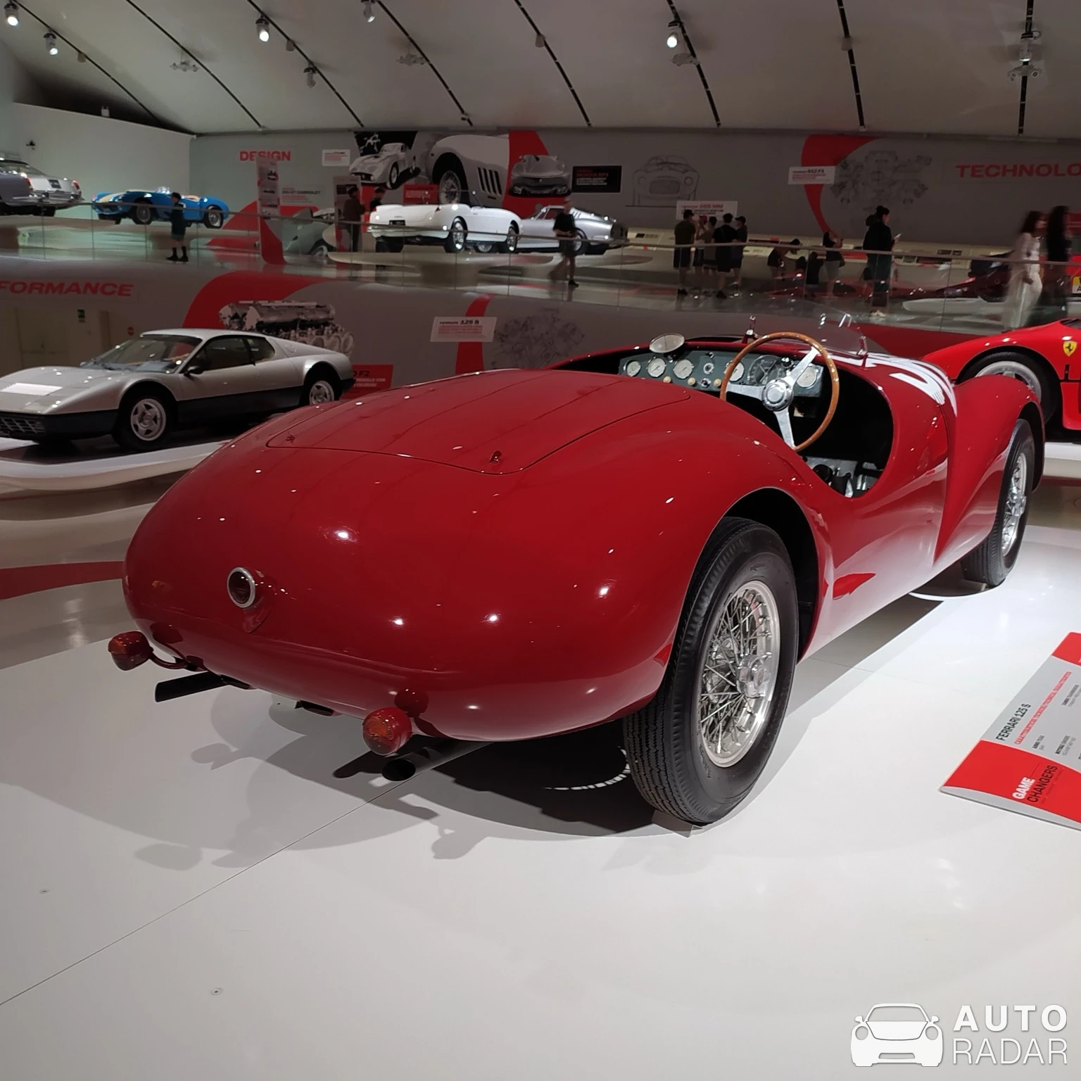 Ferrari 225 spotted in Modena