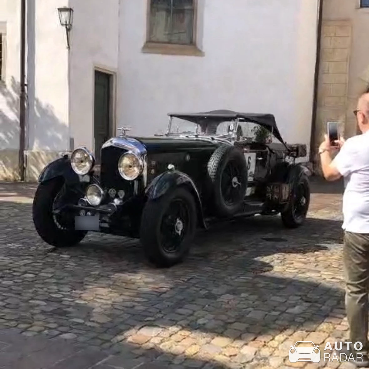 Bentley 4½ Litre Blower spotted in Wahlen