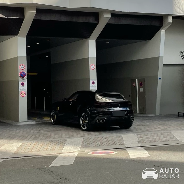 Ferrari Purosangue spotted in Levallois-Perret, France