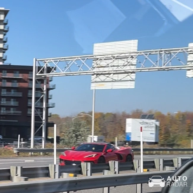 Chevrolet Corvette C8 spotted in Terrebonne, Canada