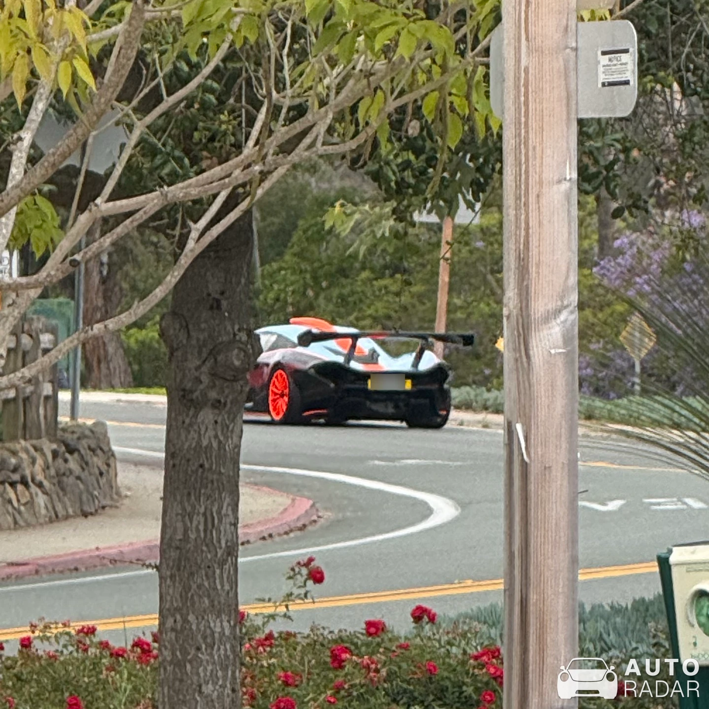 McLaren P1 GTR-18 spotted in Rancho Santa Fe