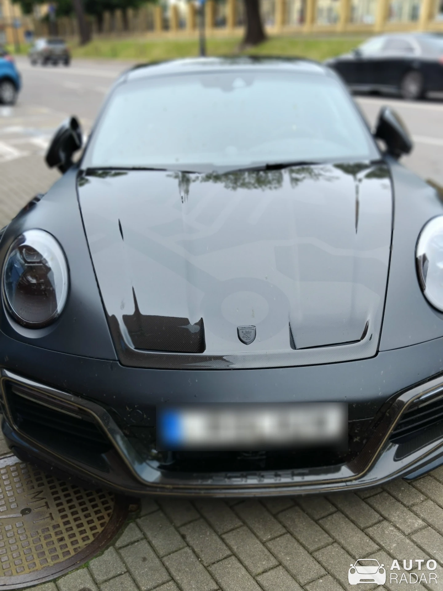 Porsche TechArt 992 GTstreet R Monochrome spotted in Klaipėda