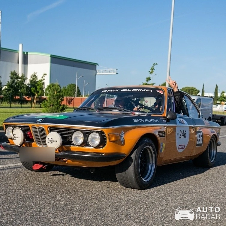 BMW 2800 CS E9 spotted in Blagnac