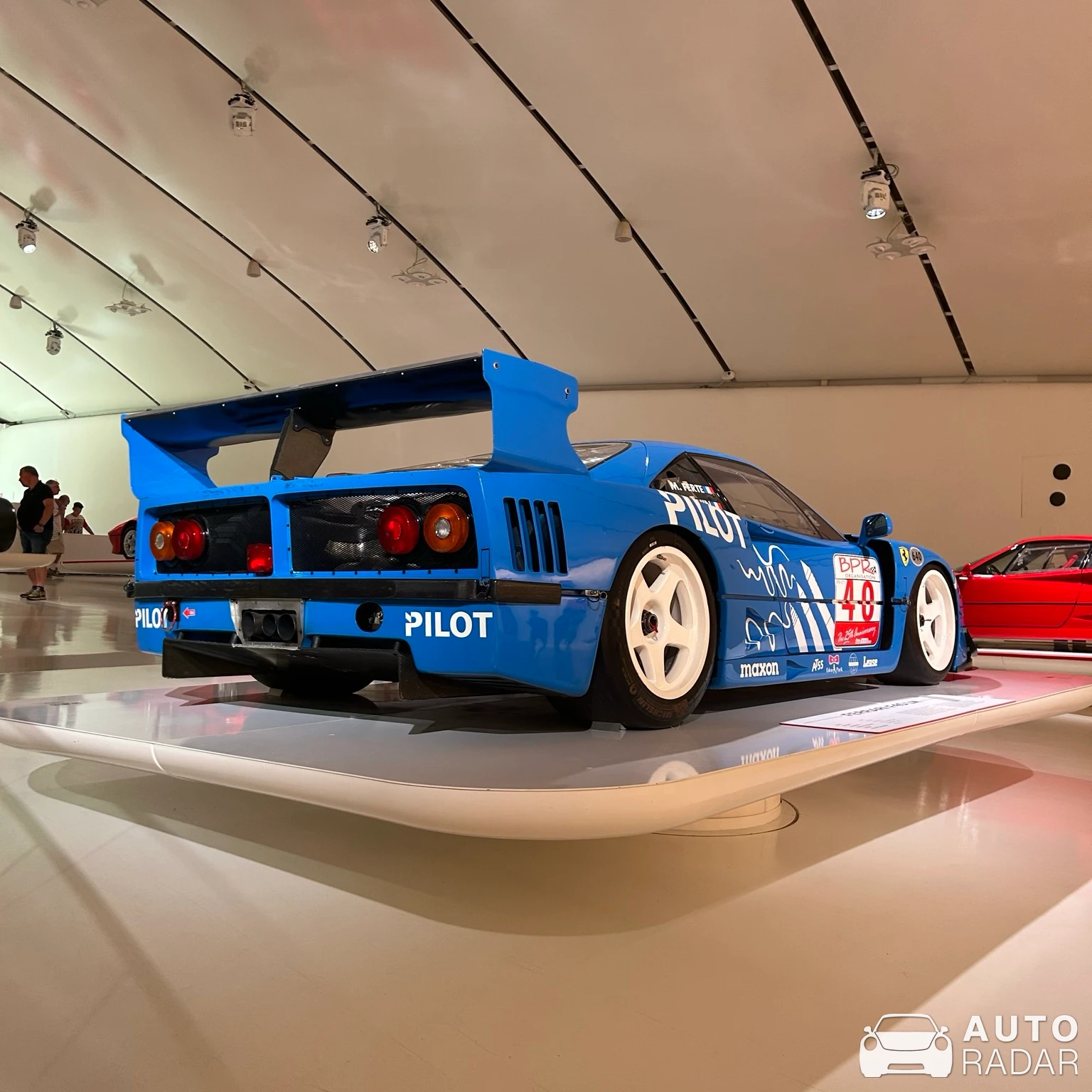 Ferrari F40 LM Michelotto spotted in Modena