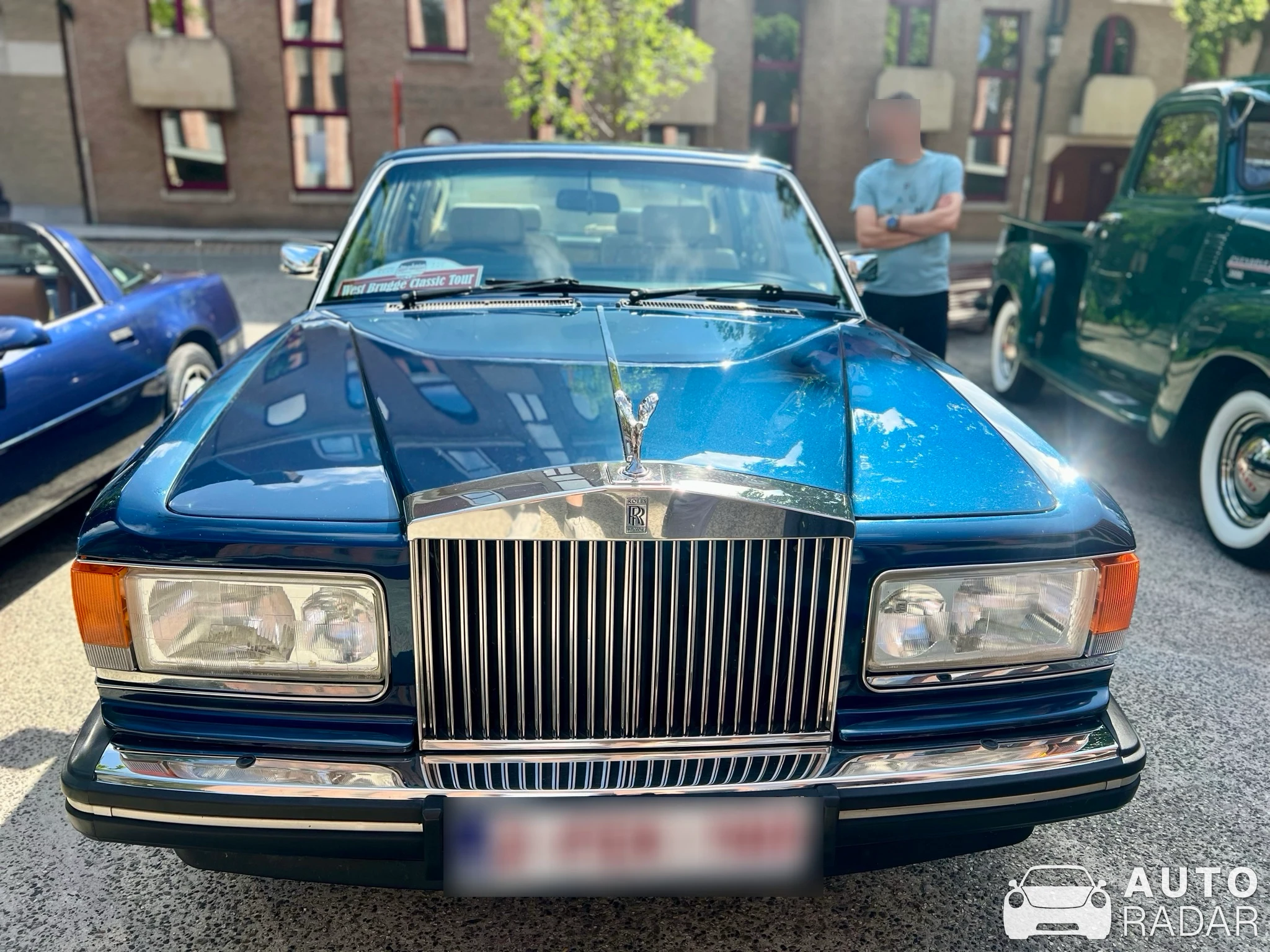 Rolls-Royce Phantom VII Silver spotted in Brugge