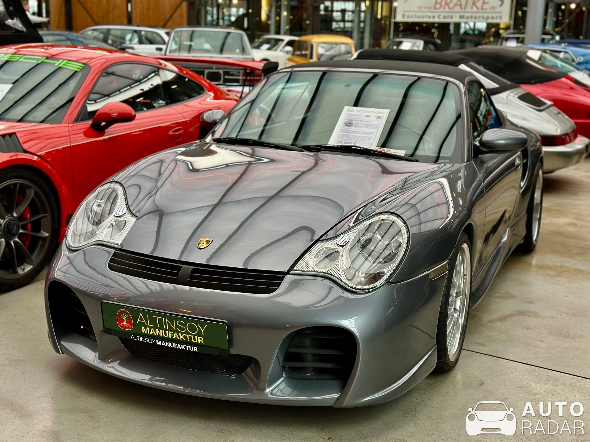 Porsche TechArt 996 Turbo Cabriolet spotted in Düsseldorf