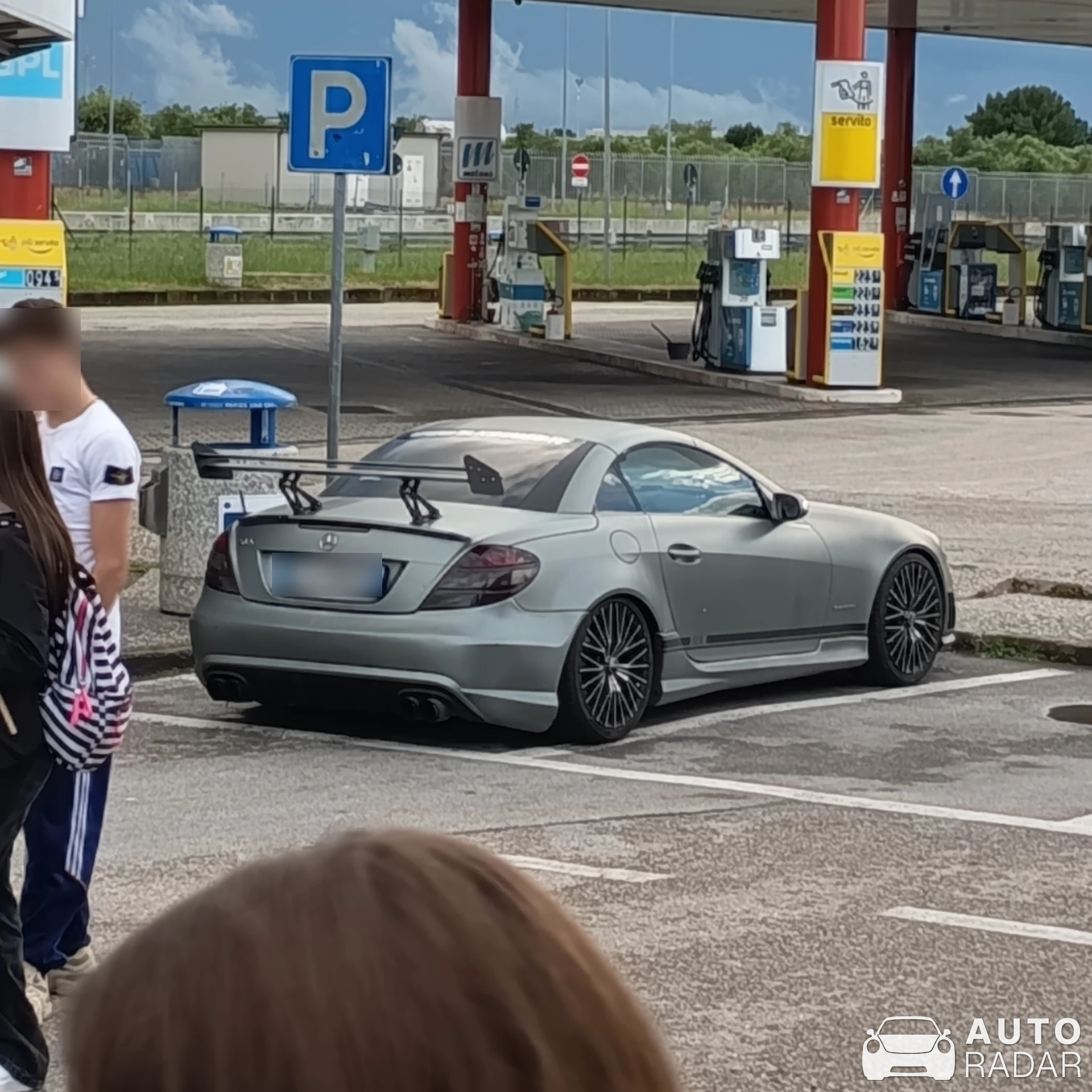 Mercedes-Benz SLK 55 AMG R171 spotted in Bari