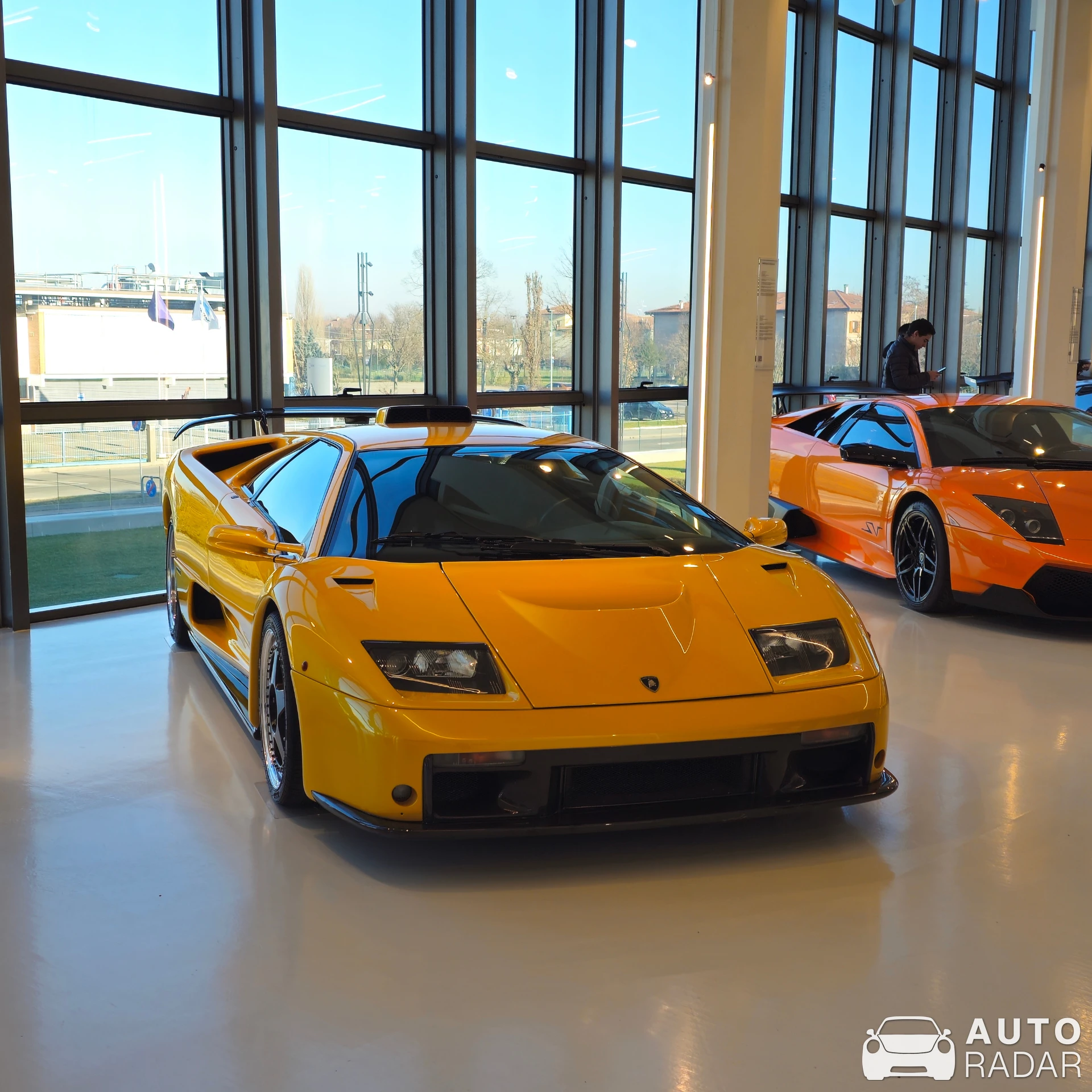 Lamborghini Diablo GT spotted in Sant'Agata Bolognese, Italy