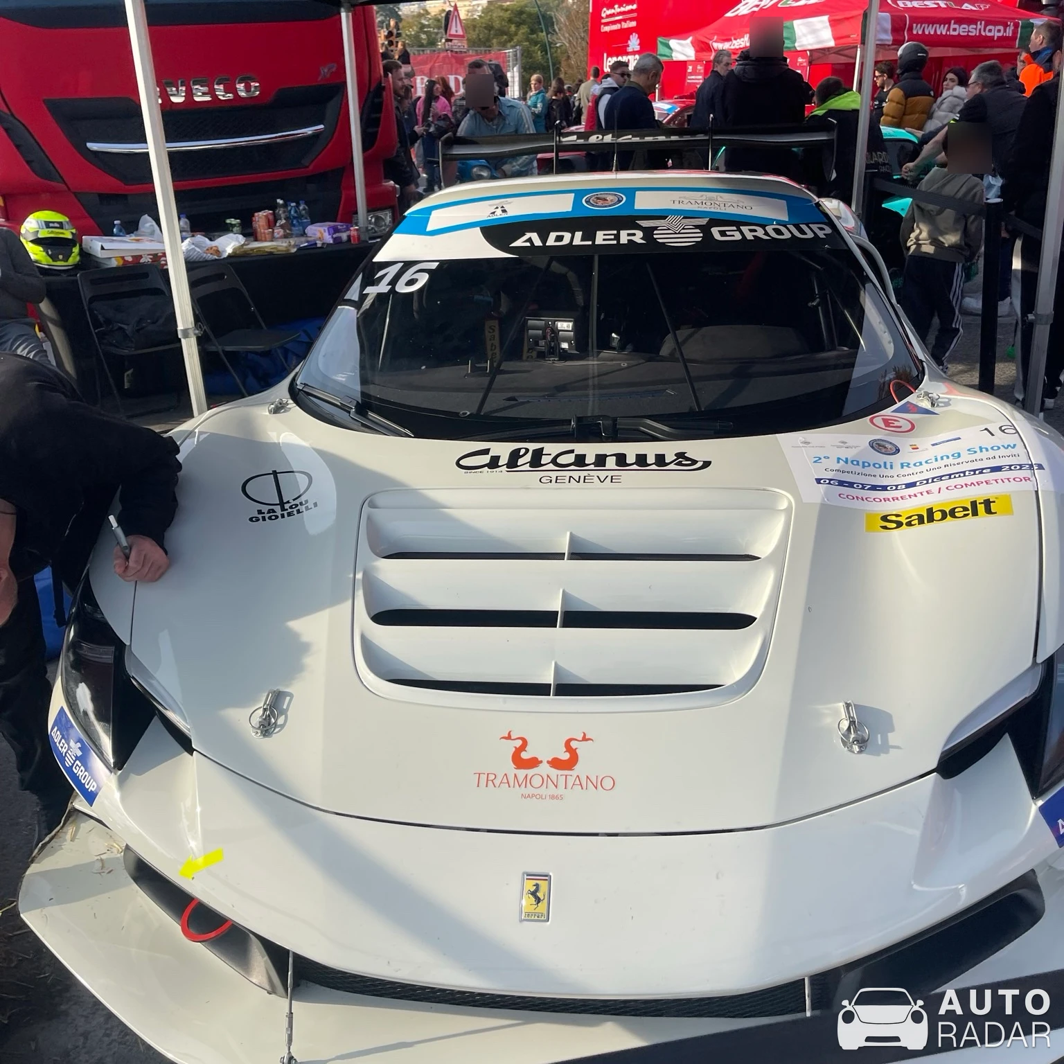 Ferrari 488 GT3 spotted in Napoli