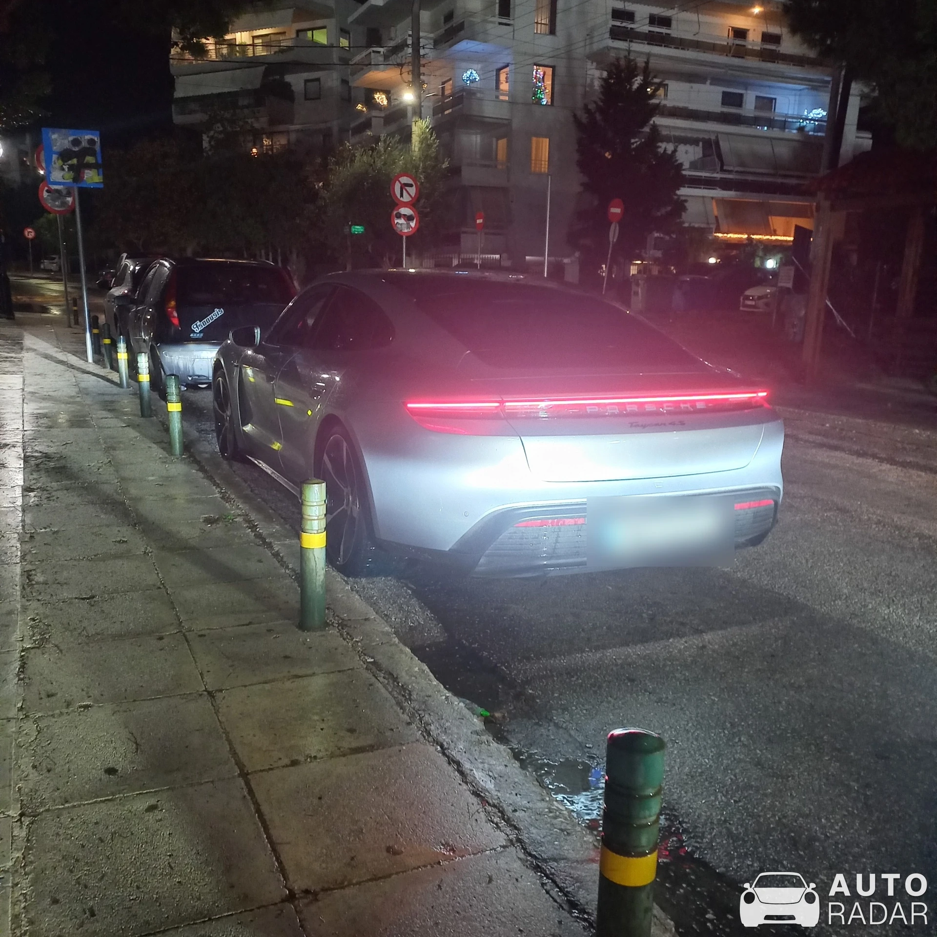 Porsche Taycan 4S spotted in Voula, Greece