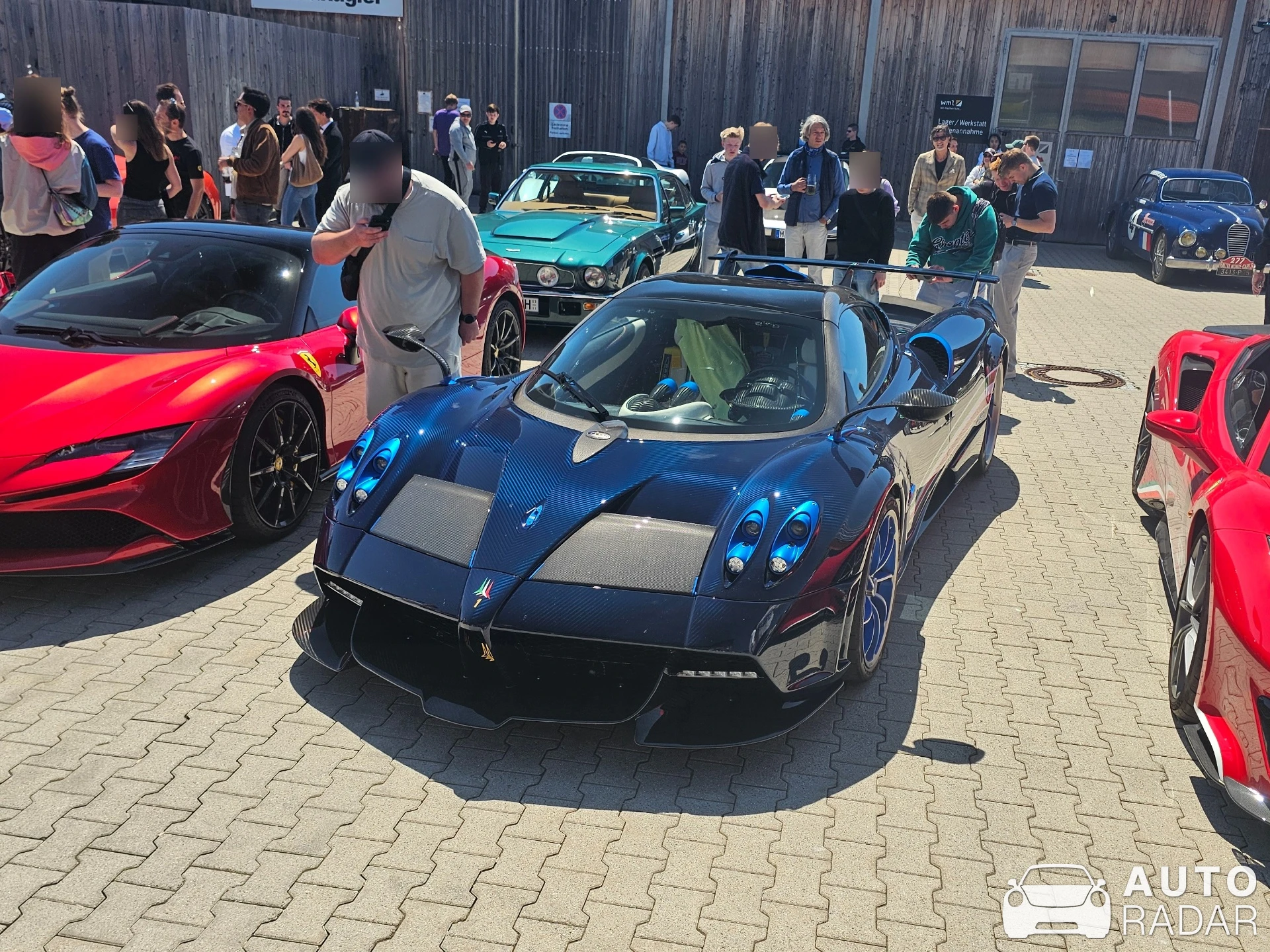 Pagani Huayra Roadster Tricolore spotted in Taufkirchen