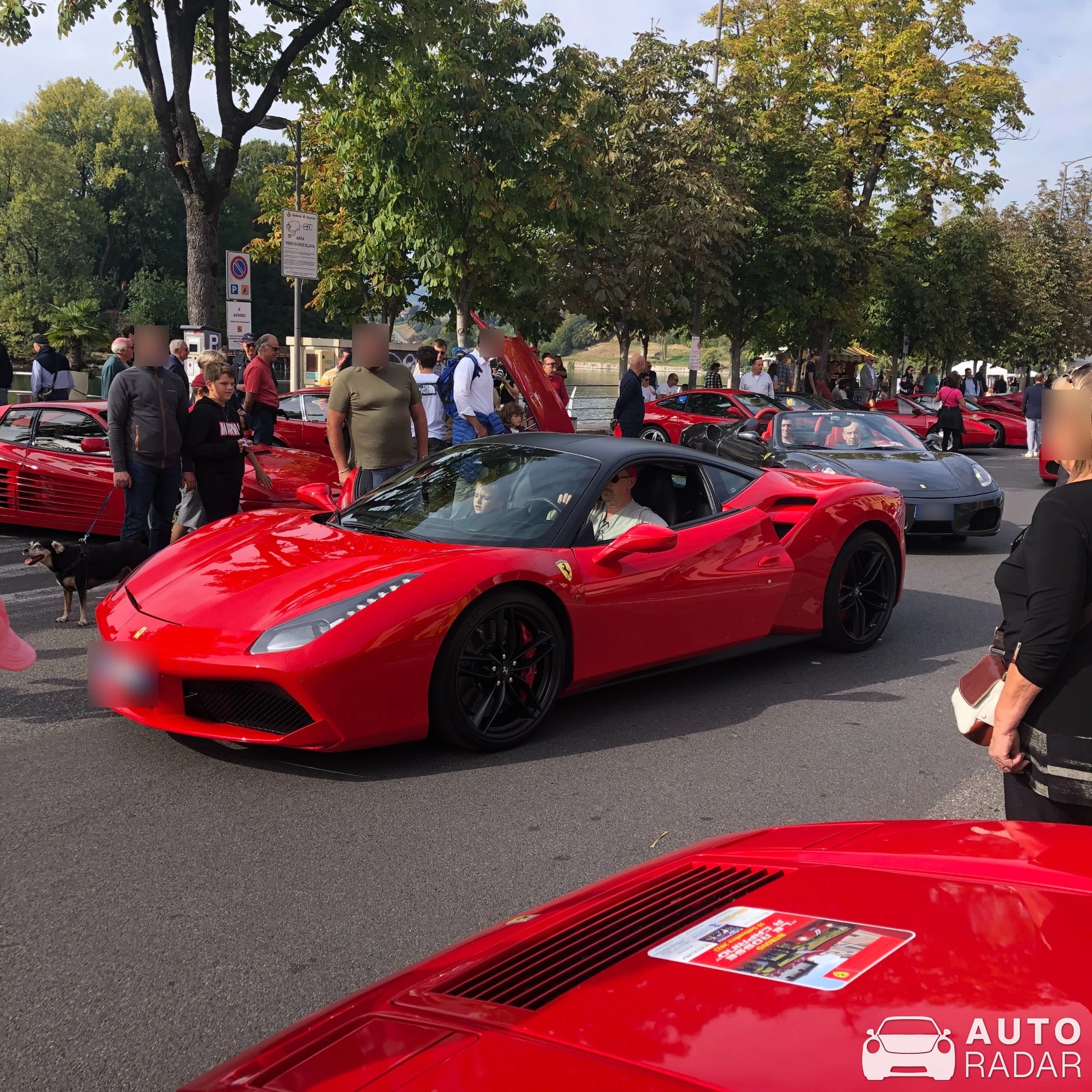 Ferrari 488 GTB spotted in Sarnico, Italy