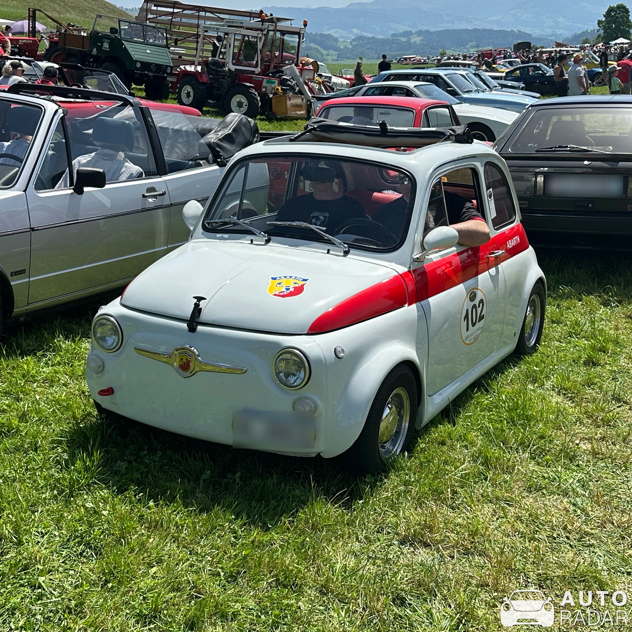 Fiat Abarth 595 Giannini spotted in Dürnten
