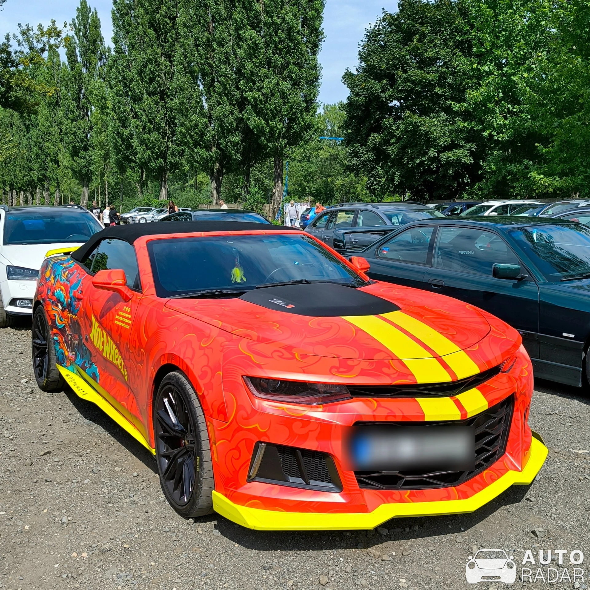 Chevrolet Camaro ZL1 Convertible spotted in Ostrava