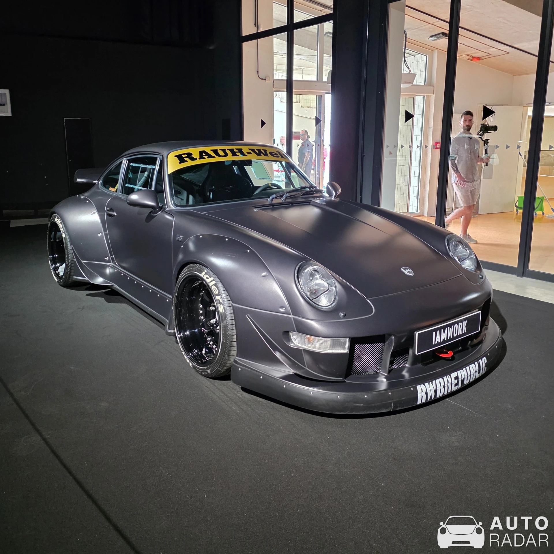 Porsche 911 SC RWB spotted in Praha