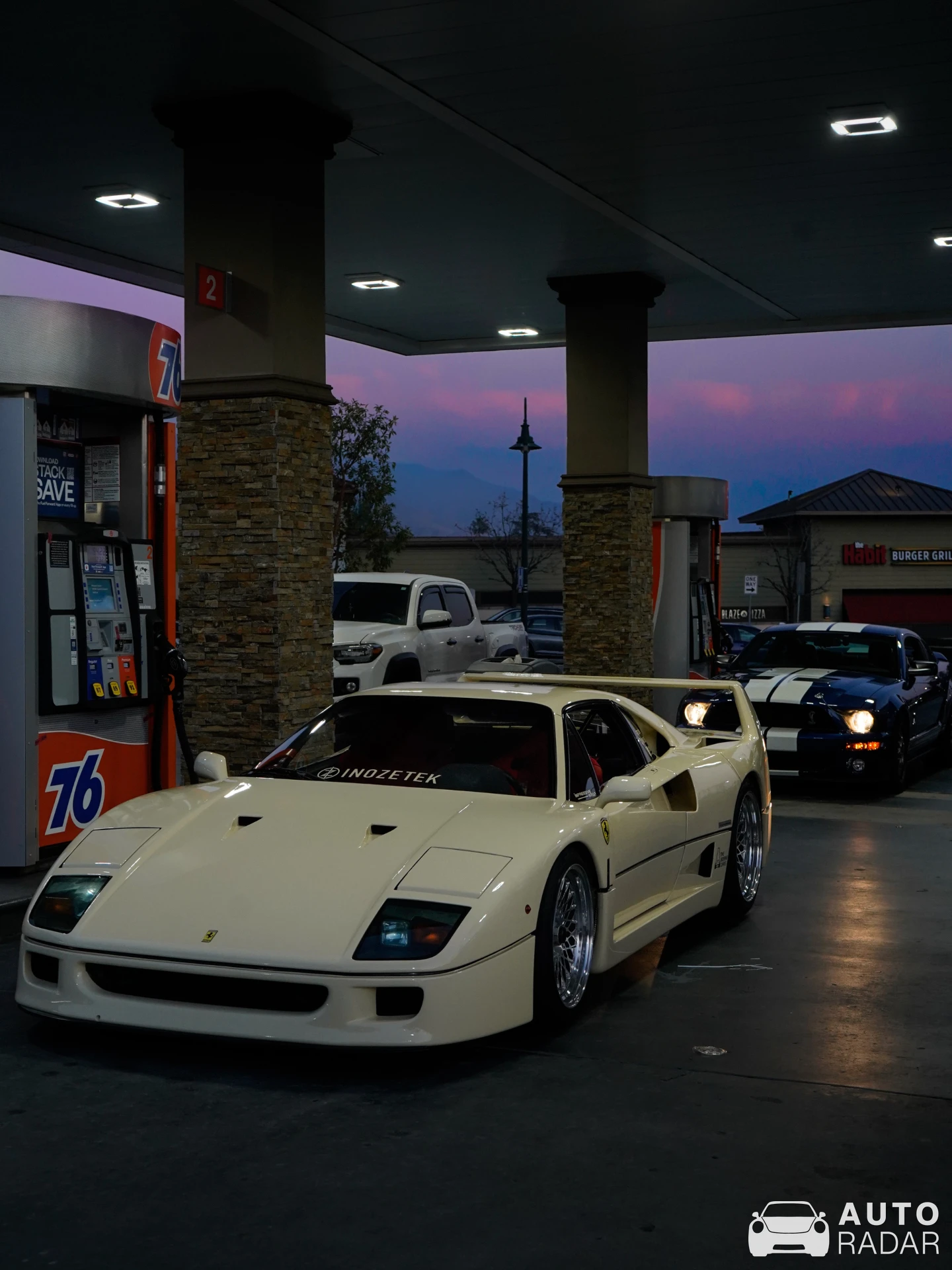 Ferrari F40 spotted in La Cañada Flintridge, United States