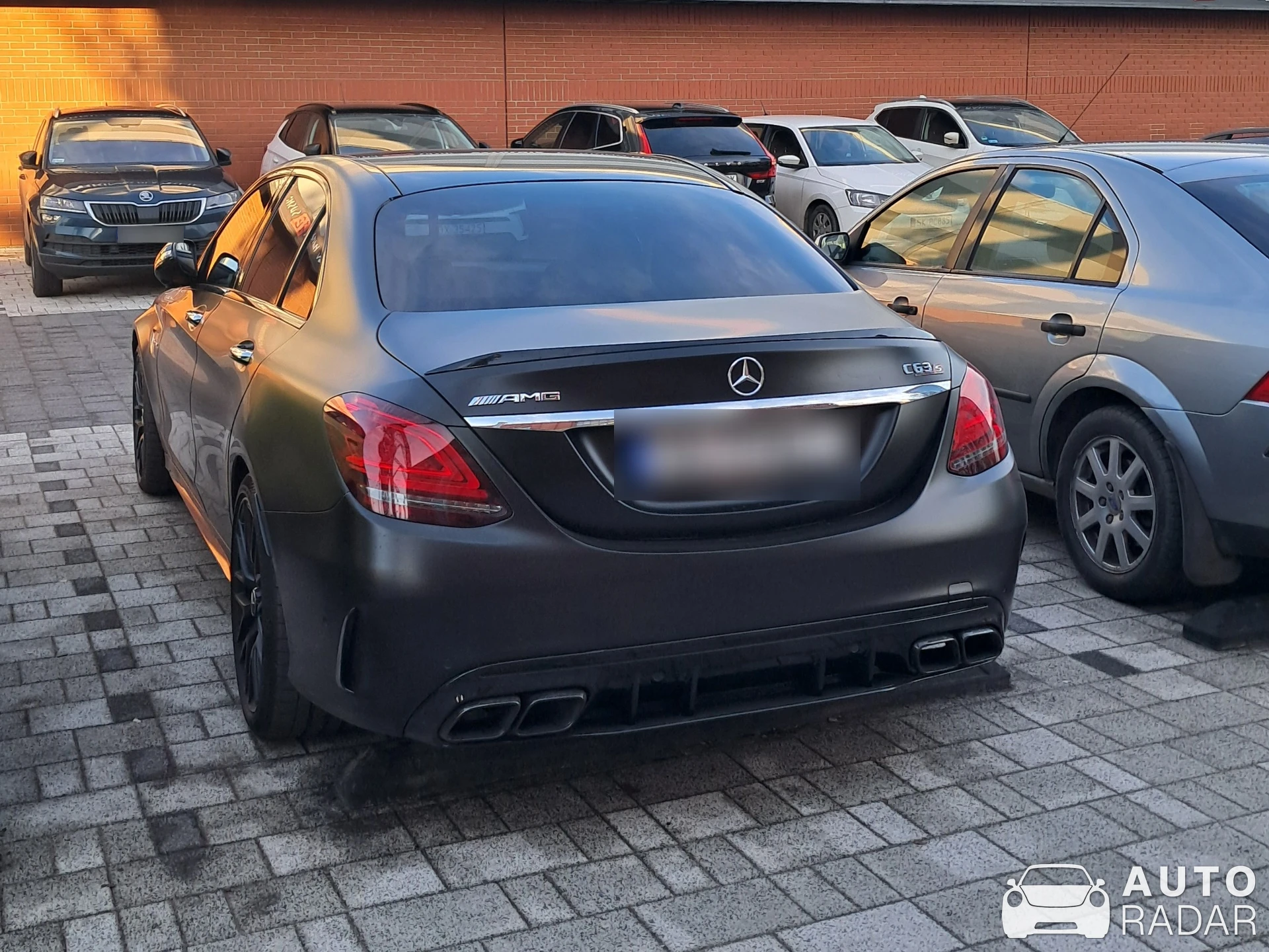 Mercedes-AMG C 63 S W205 spotted in Katowice, Polska